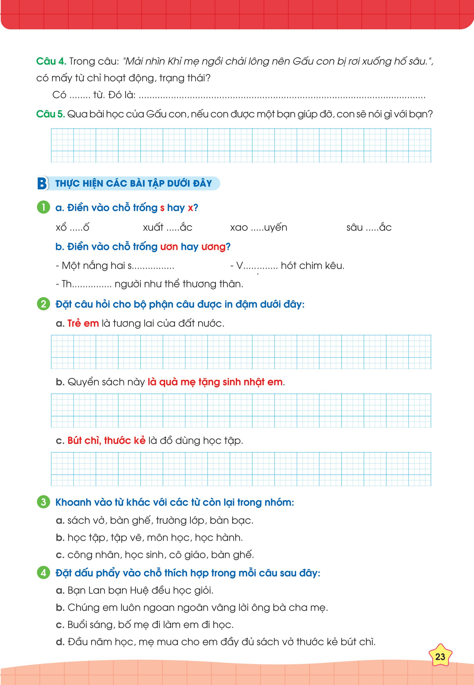 phiếu bài tập cuối tuần tiếng việt 2 (35 tuần học)