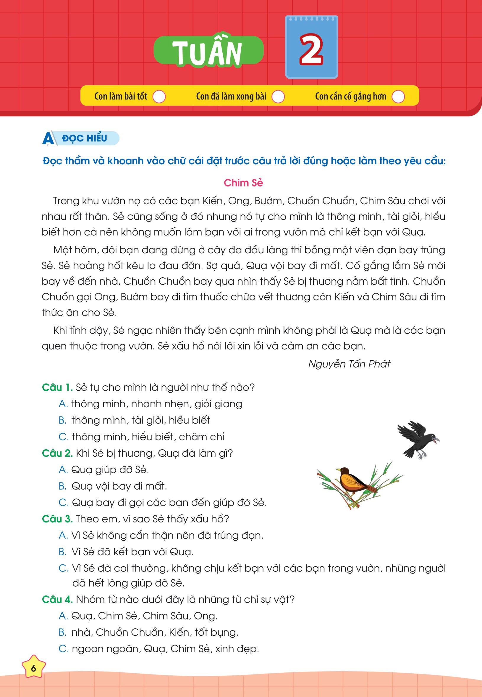 phiếu bài tập cuối tuần tiếng việt 2 (35 tuần học)