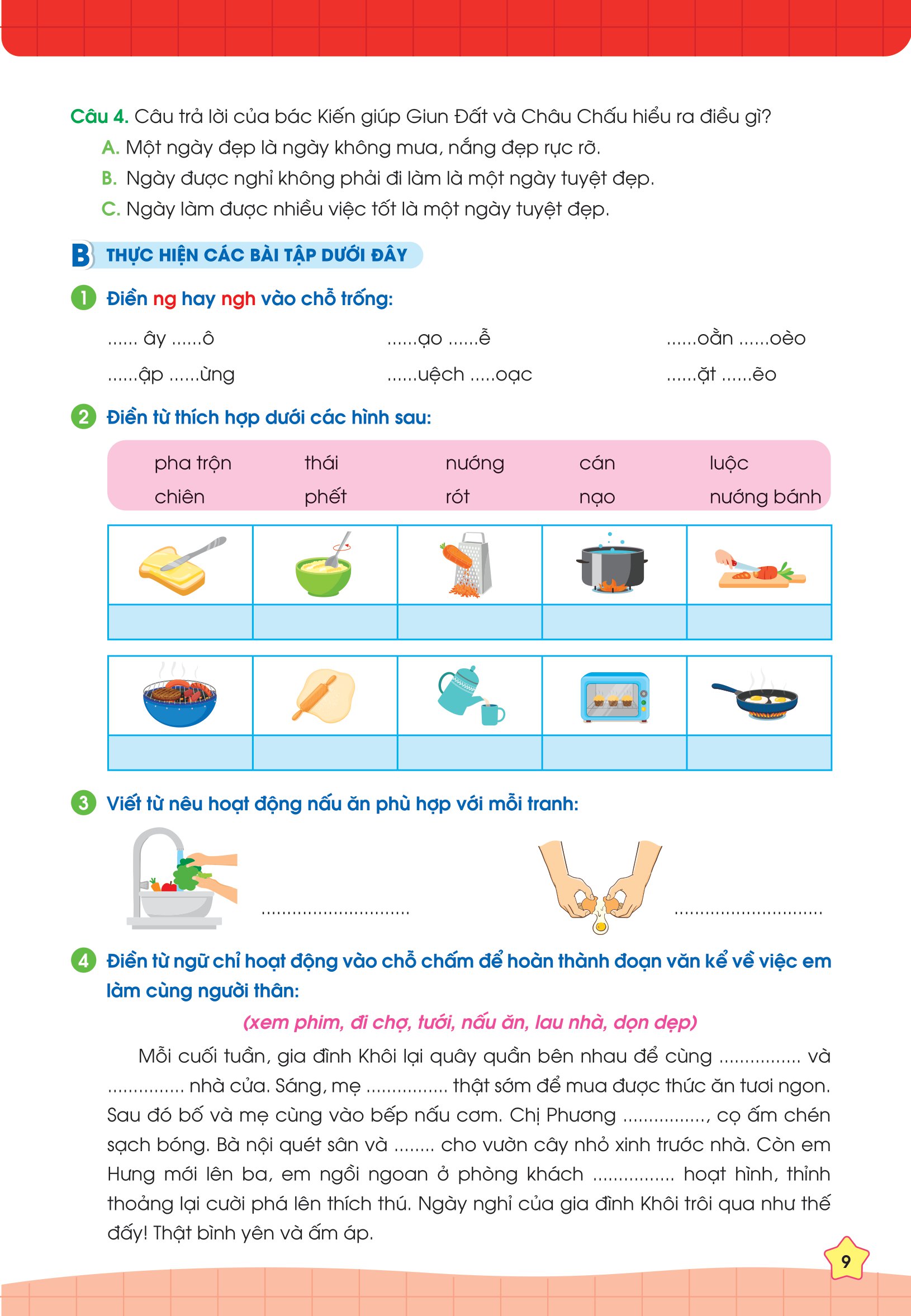 phiếu bài tập cuối tuần tiếng việt 3