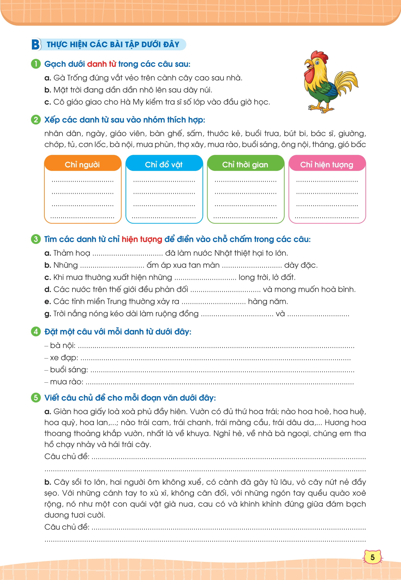 phiếu bài tập cuối tuần tiếng việt 4