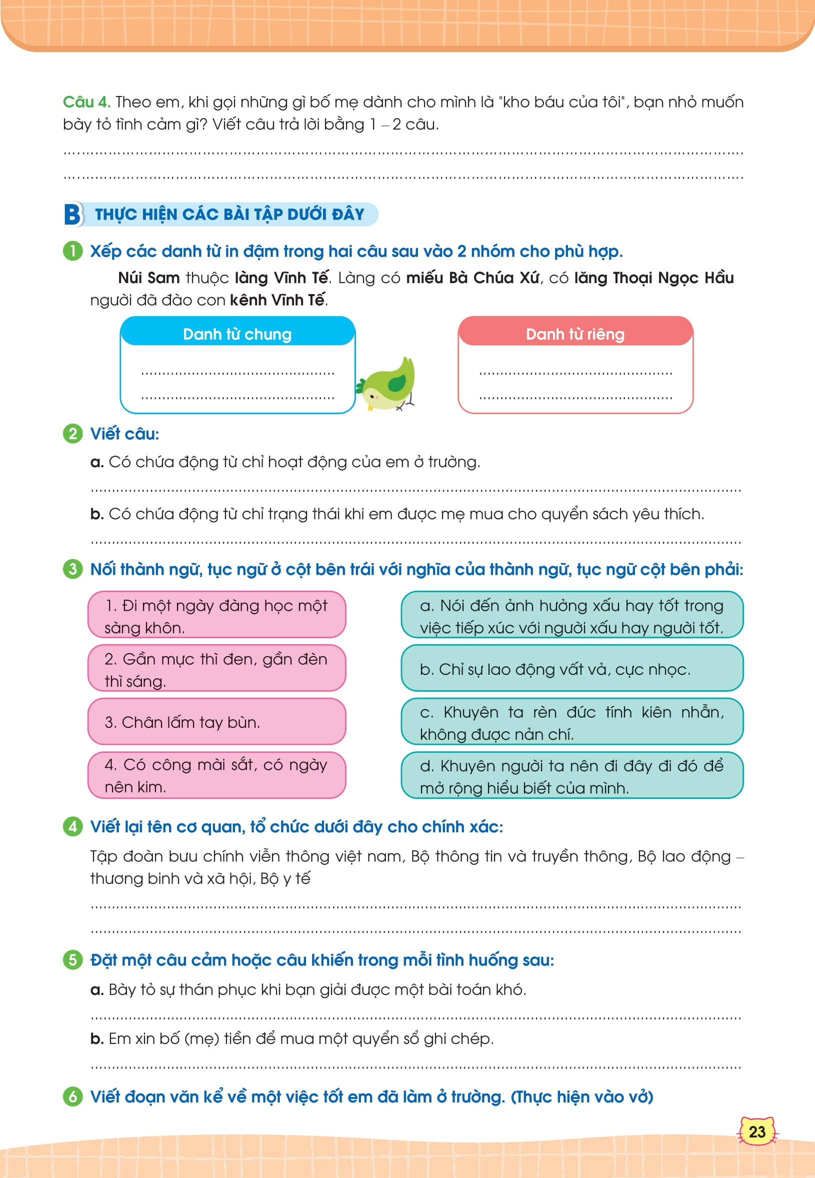 phiếu bài tập cuối tuần tiếng việt 4