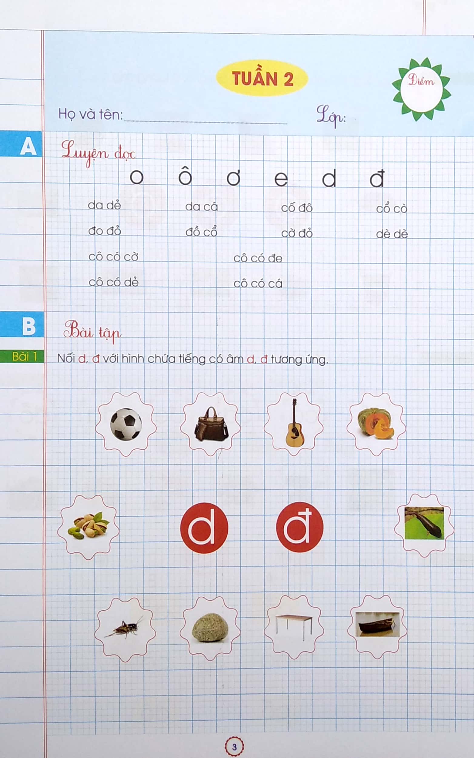 phiếu bài tập cuối tuần - tiếng việt lớp 1 (biên soạn theo chương trình sách giáo khoa mới)