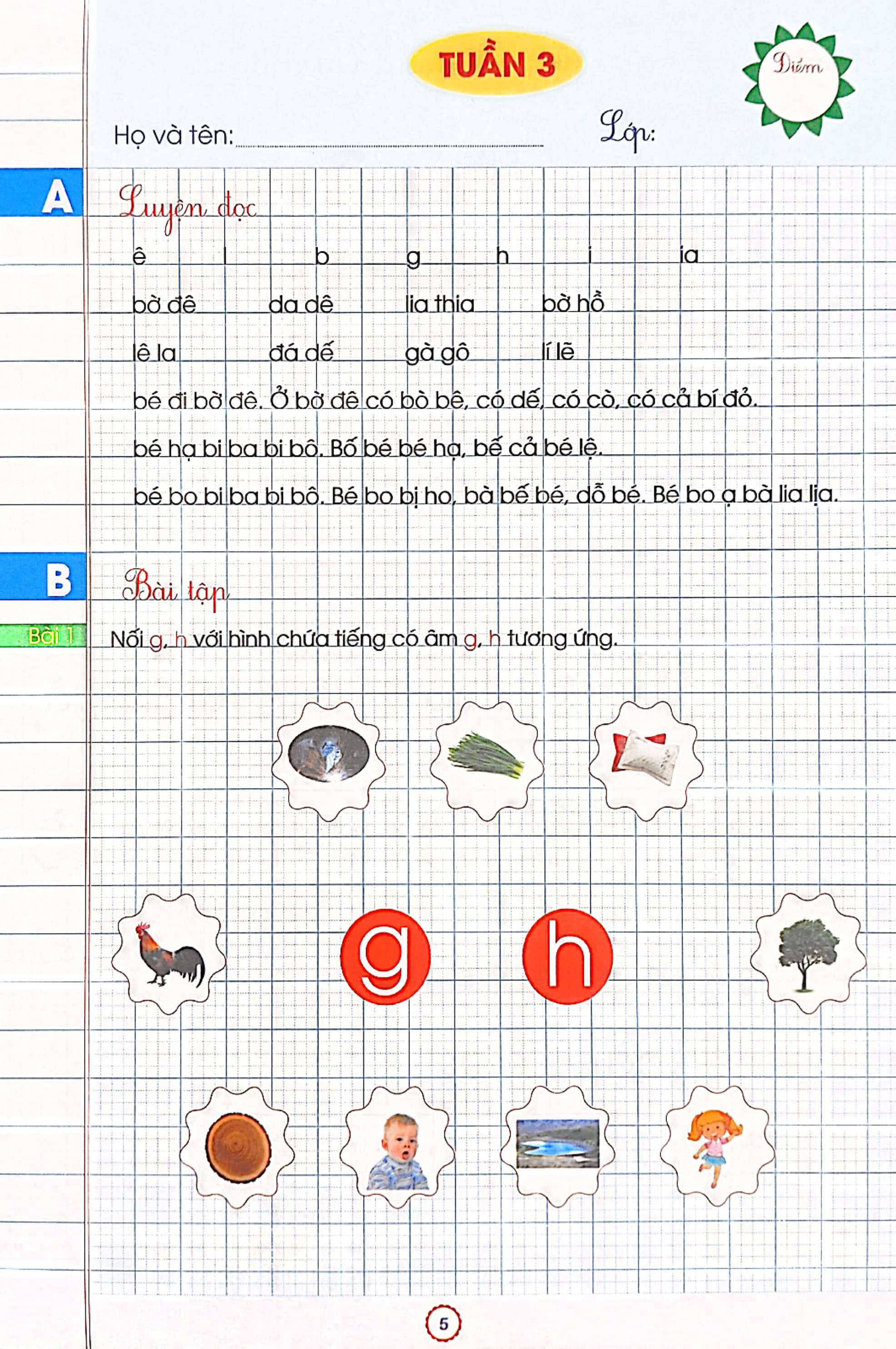 phiếu bài tập cuối tuần - tiếng việt lớp 1 (bộ sách: cánh diều)