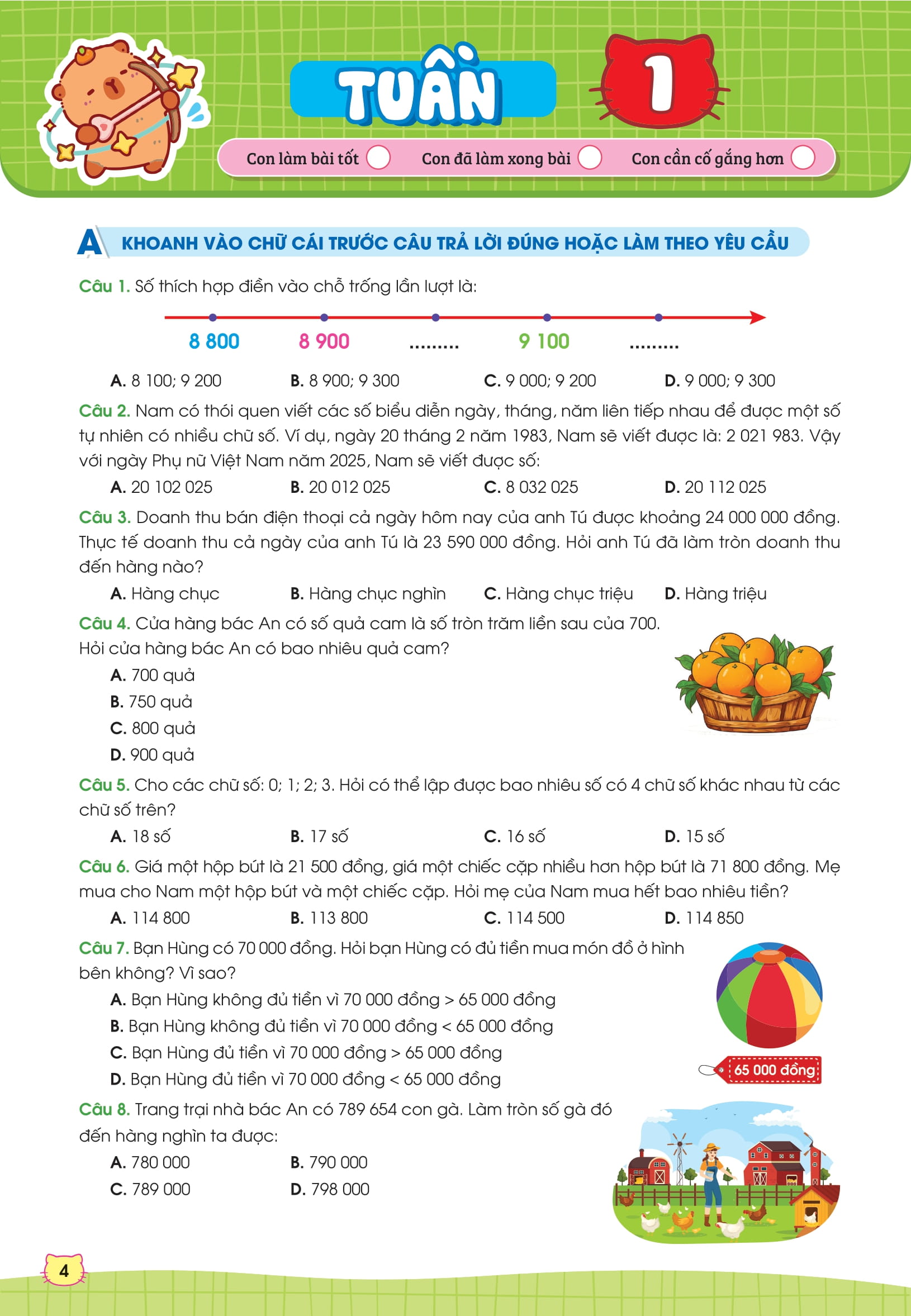 Phieu Bai Tap Cuoi Tuan Toan 5