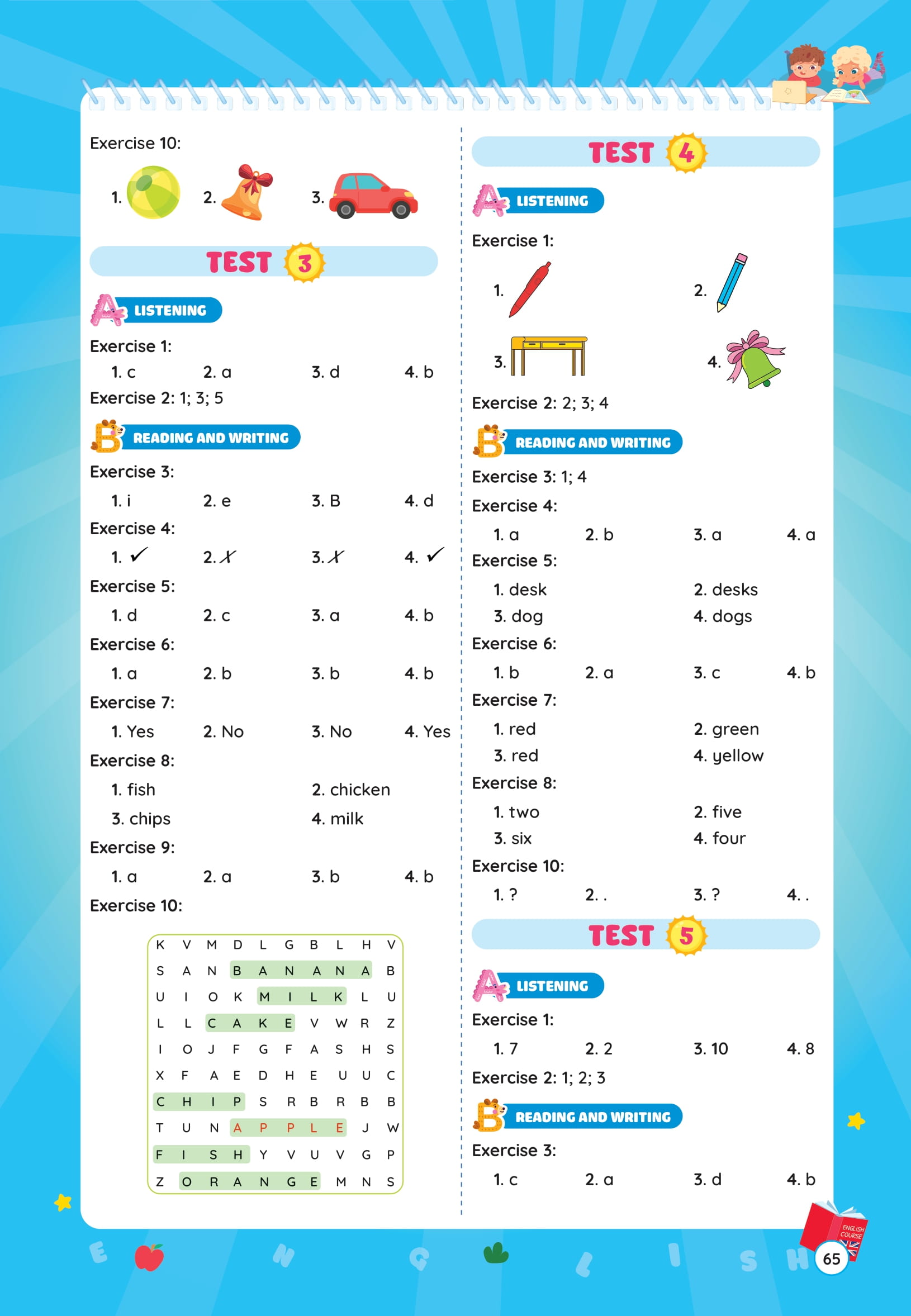 Phieu On He Tieng Anh Lop 1