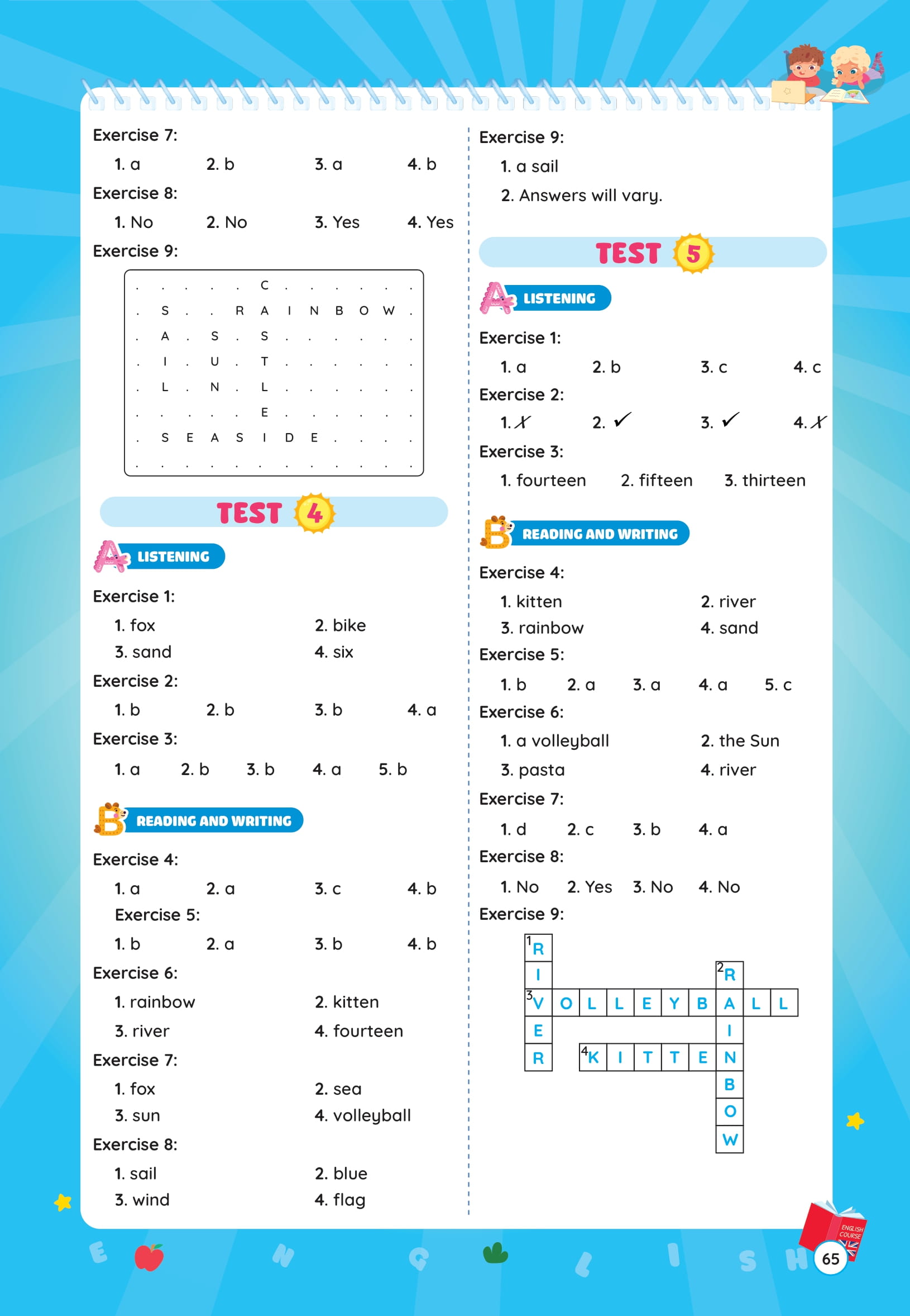 Phieu On He Tieng Anh Lop 2