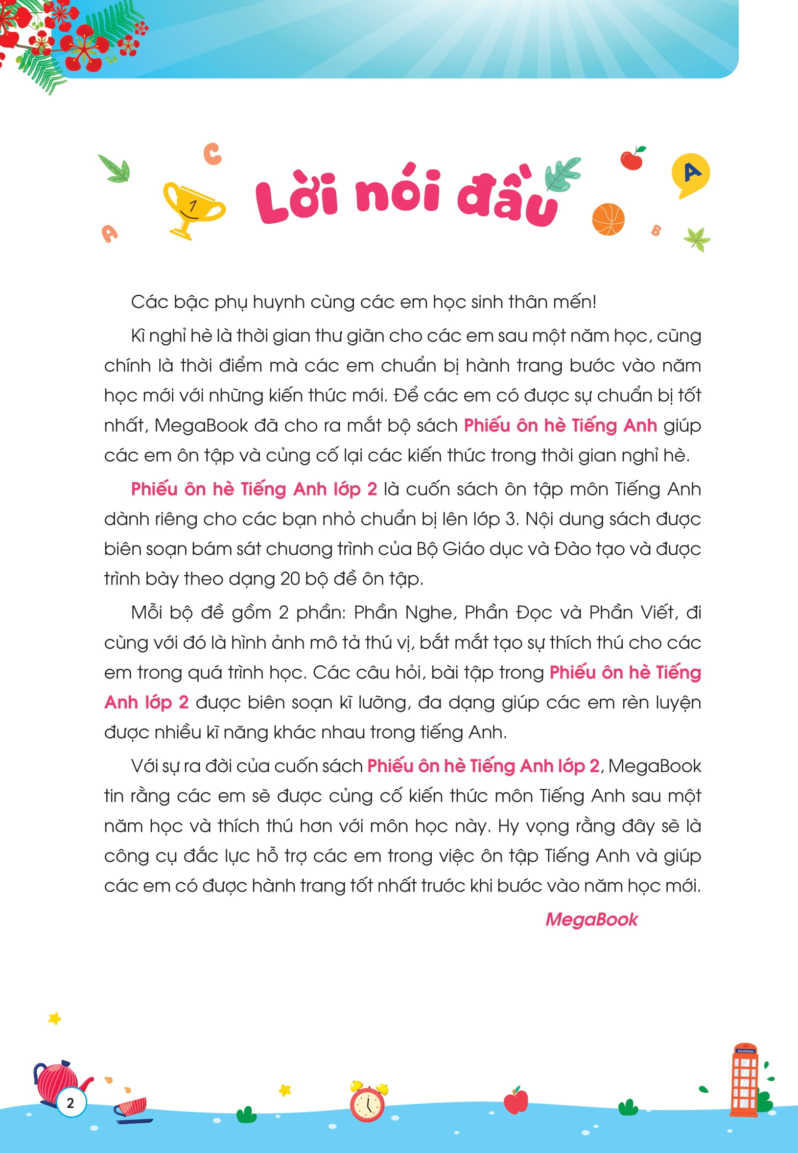 Phieu On He Tieng Anh Lop 2