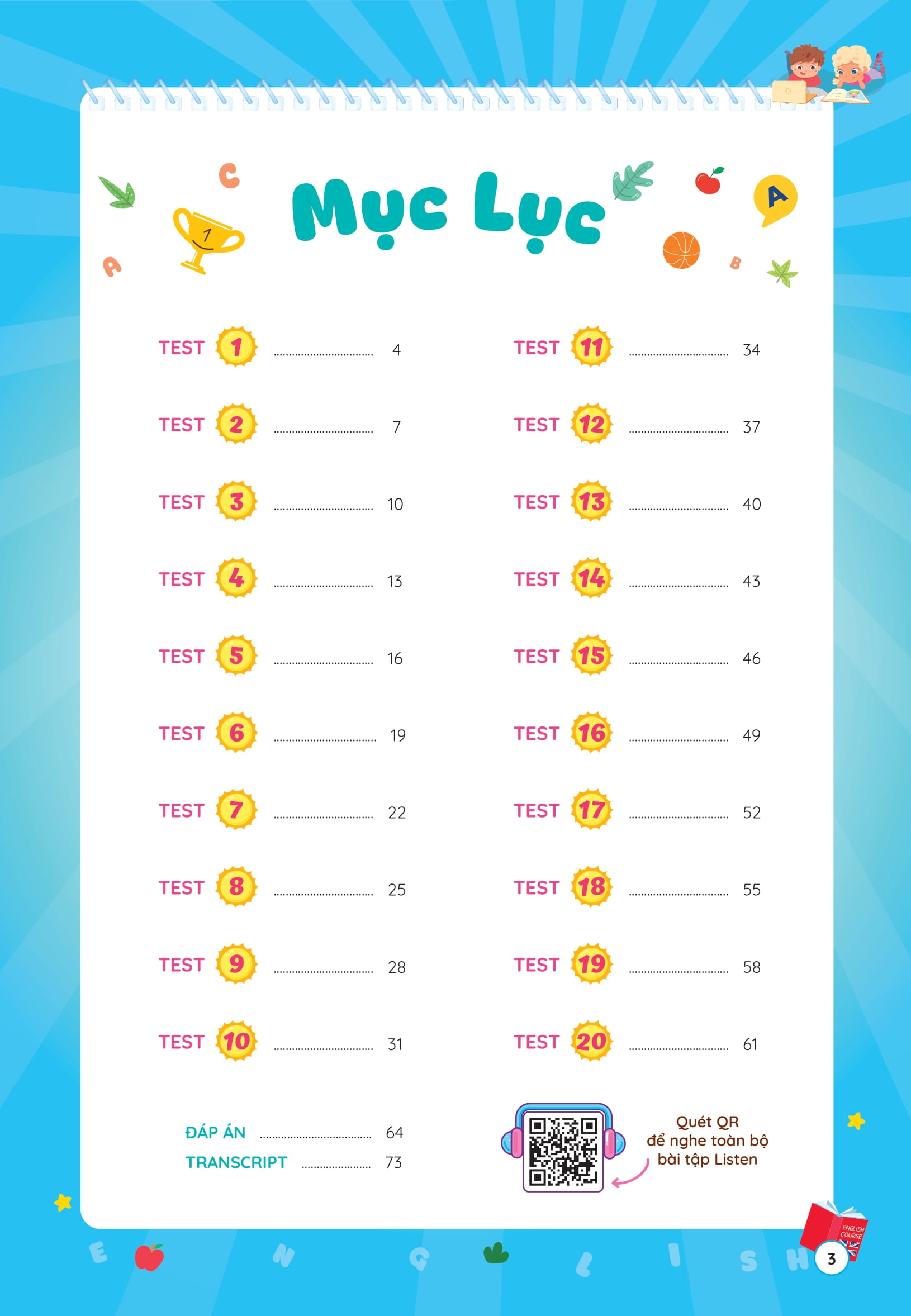 Phieu On He Tieng Anh Lop 4