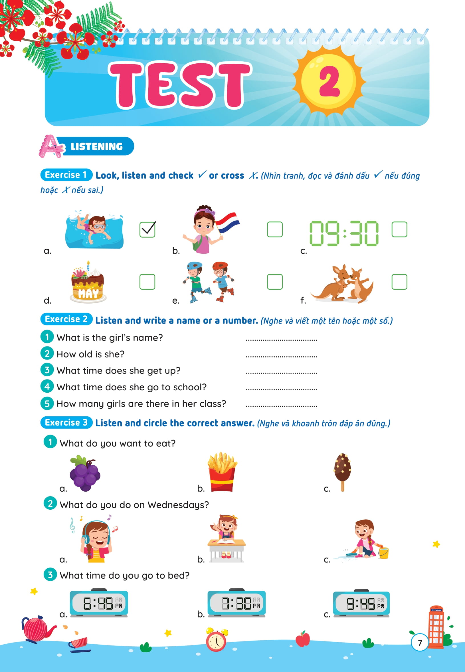 Phieu On He Tieng Anh Lop 4