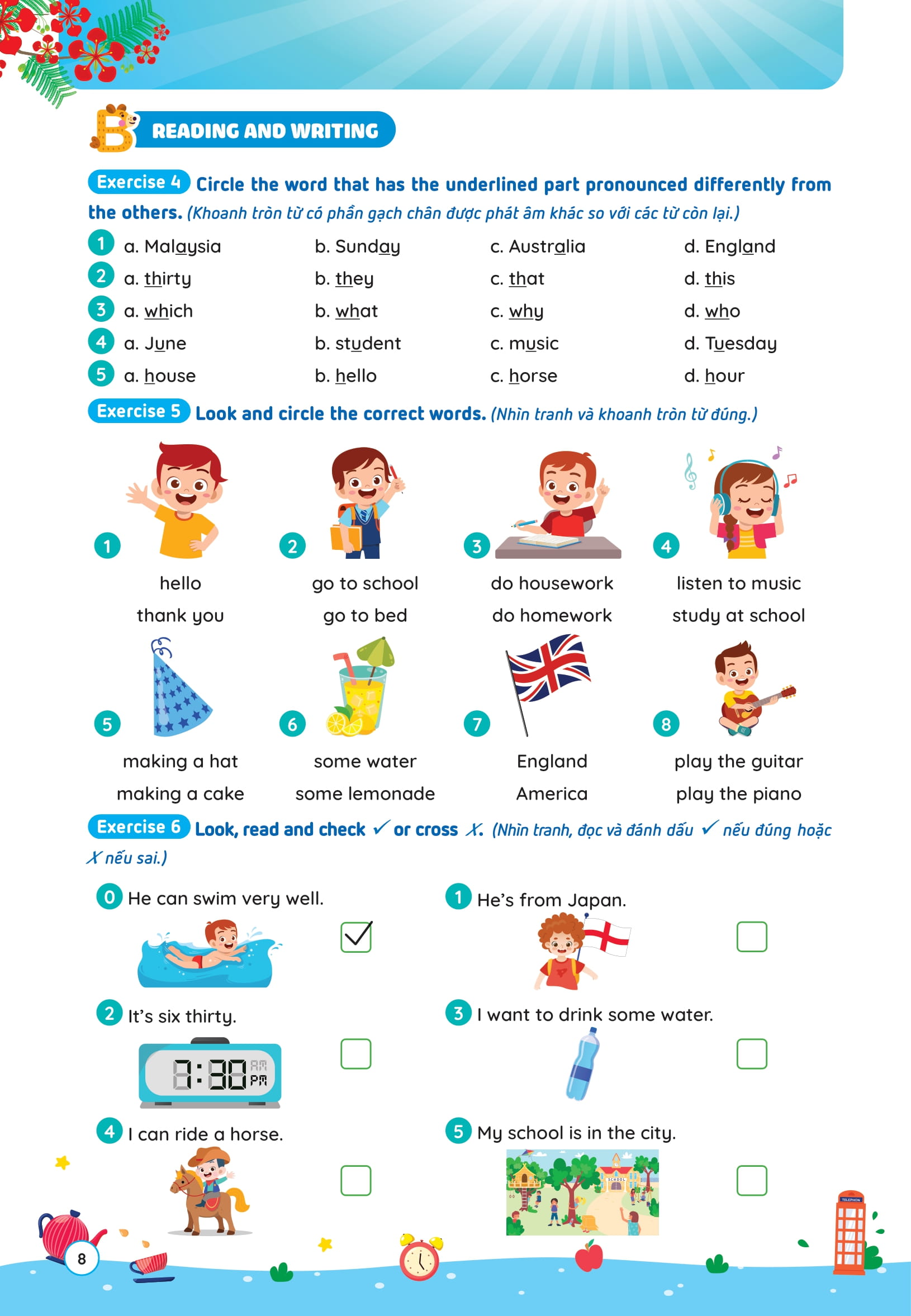 Phieu On He Tieng Anh Lop 4