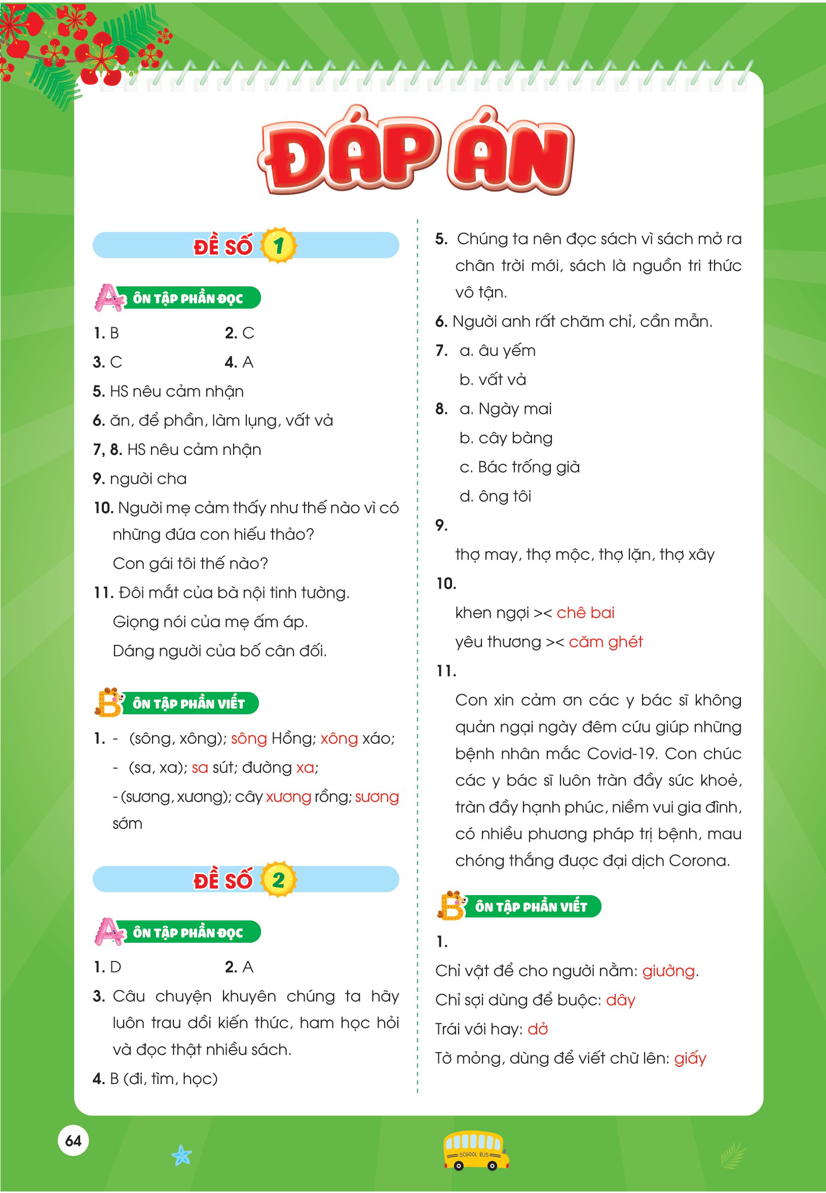 phiếu ôn hè tiếng việt 2 (theo chương trình giáo dục phổ thông mới)