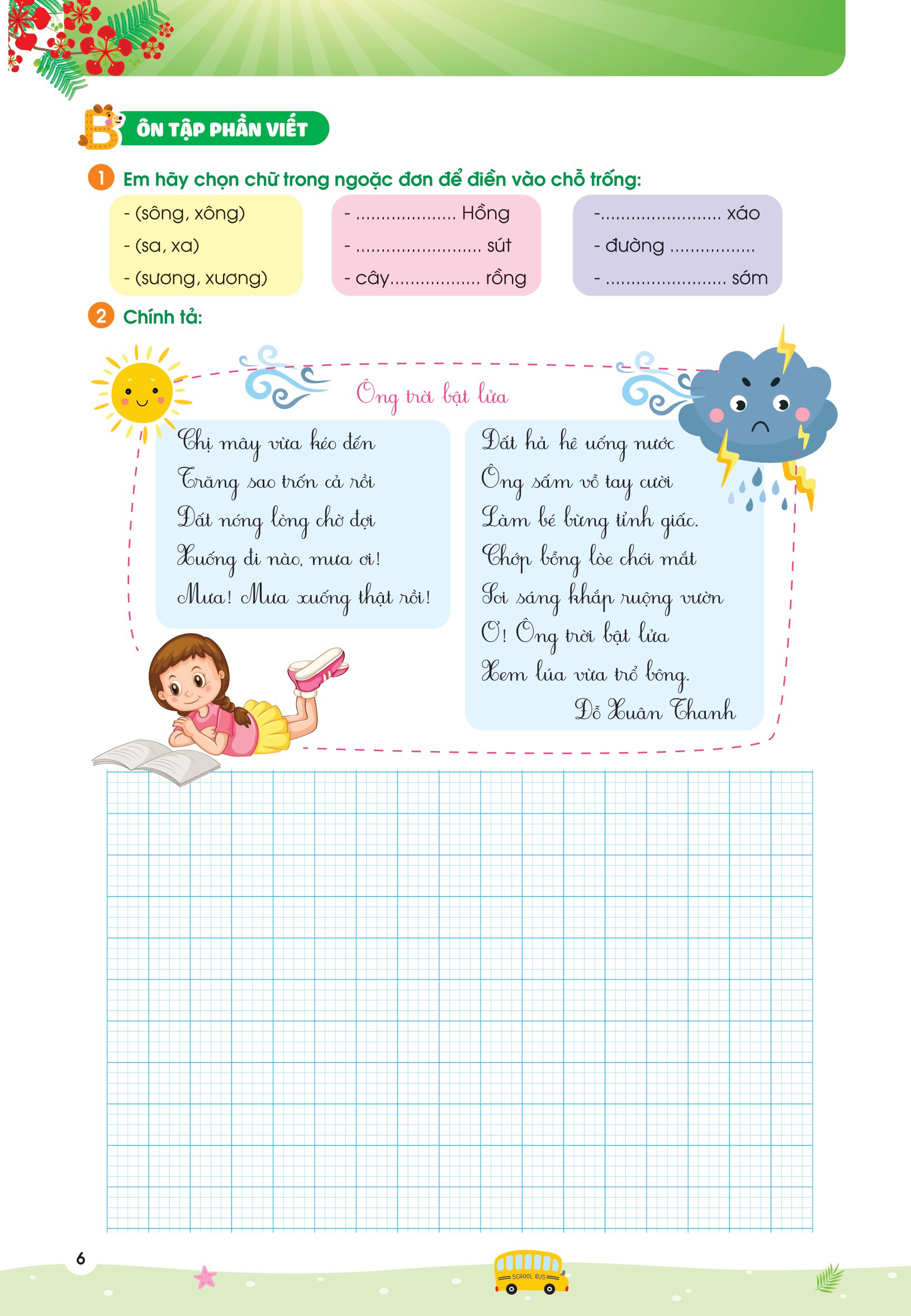 phiếu ôn hè tiếng việt 2 (theo chương trình giáo dục phổ thông mới)