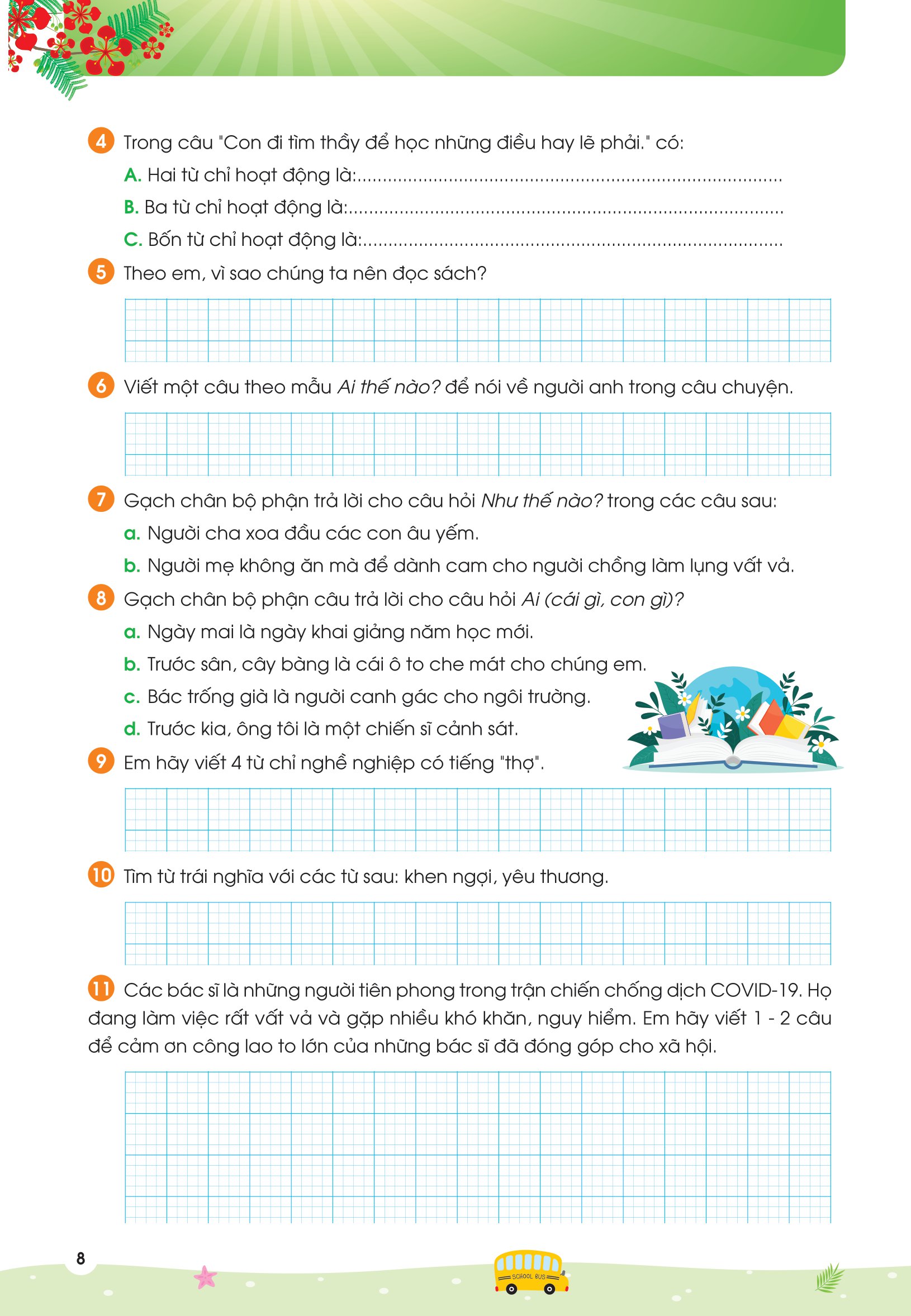 phiếu ôn hè tiếng việt 2 (theo chương trình giáo dục phổ thông mới)