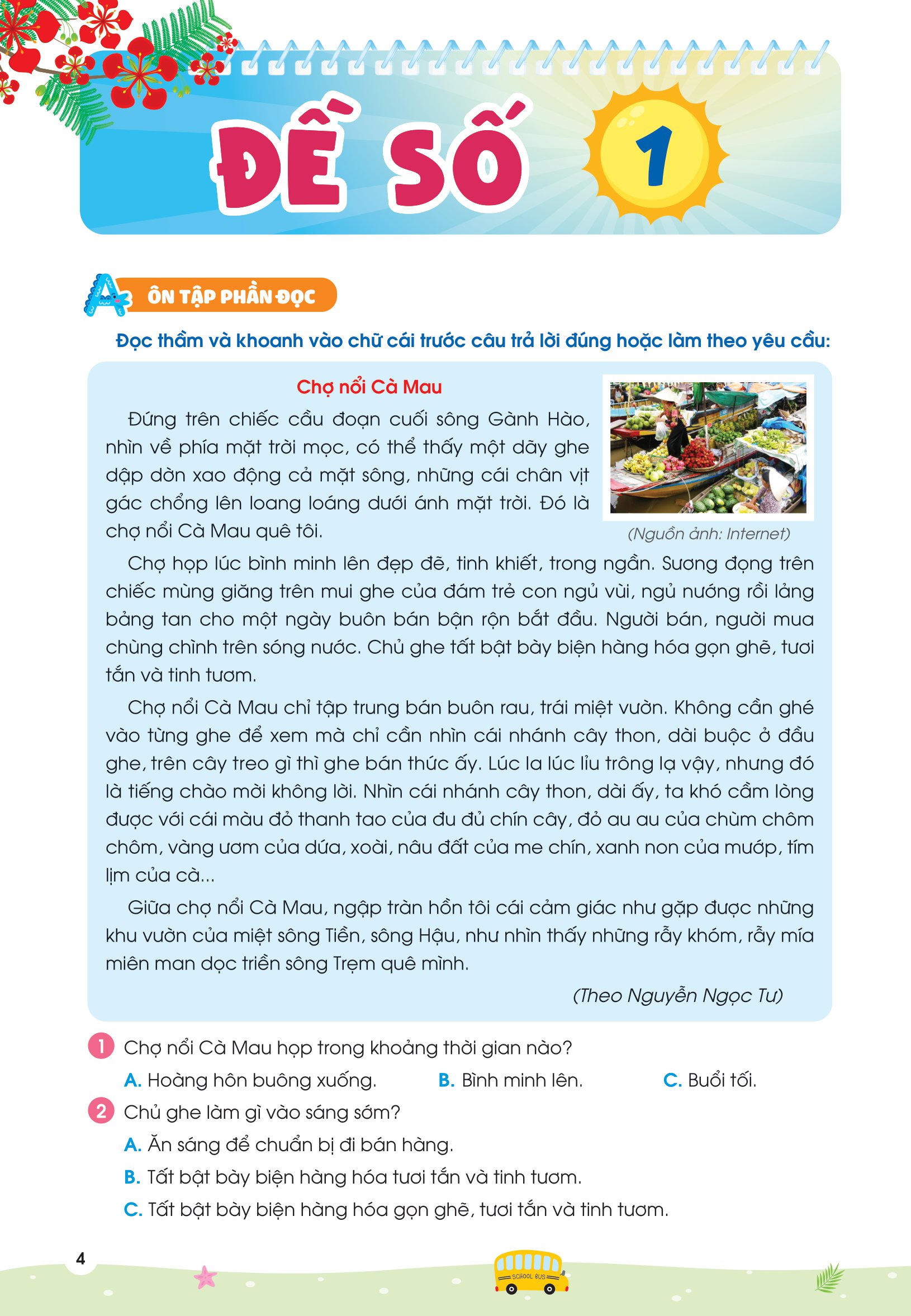 phiếu ôn hè tiếng việt lớp 3