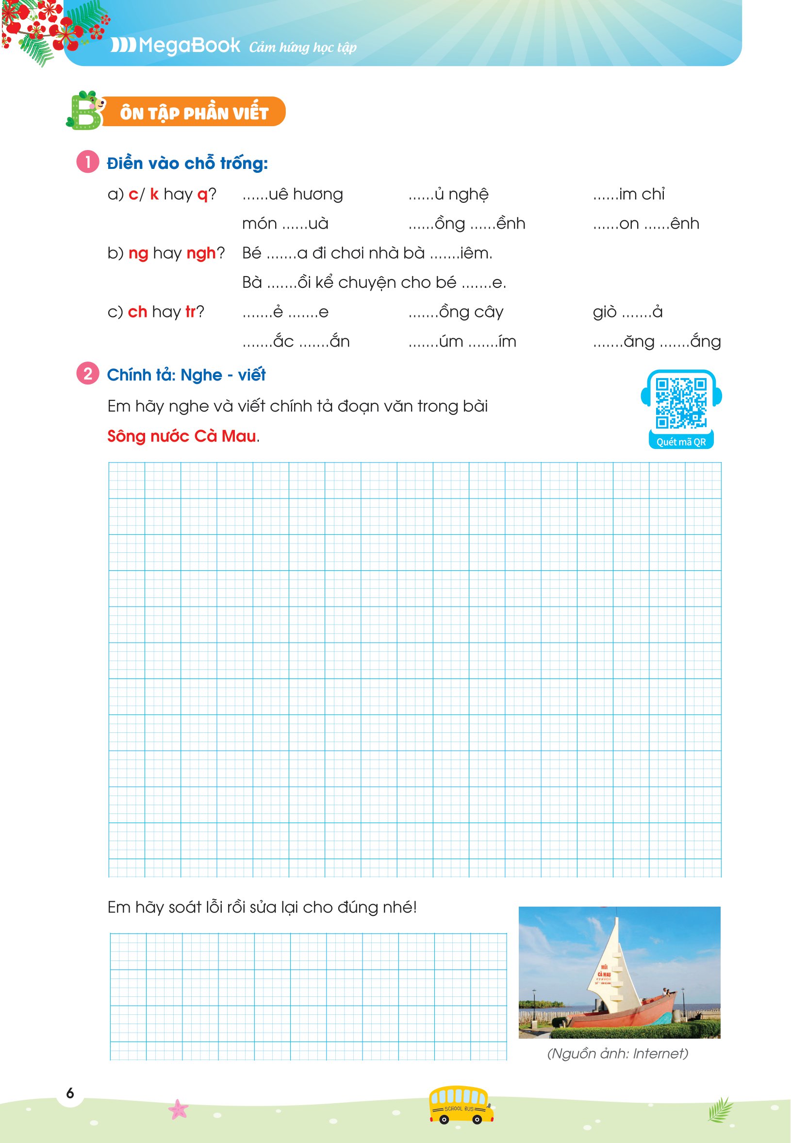 phiếu ôn hè tiếng việt lớp 3