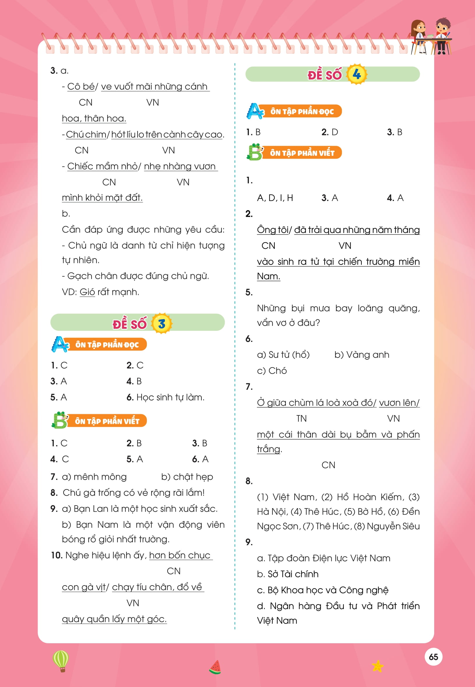 Phieu On He Tieng Viet Lop 4