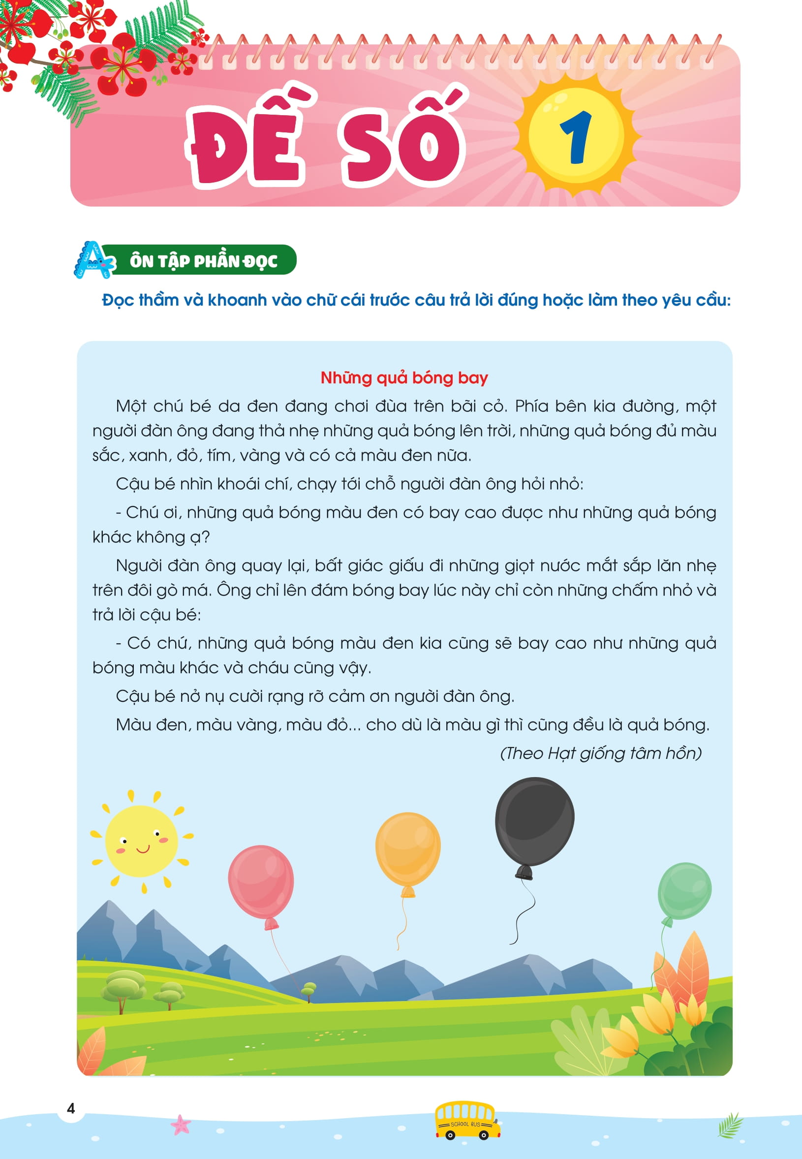 Phieu On He Tieng Viet Lop 4