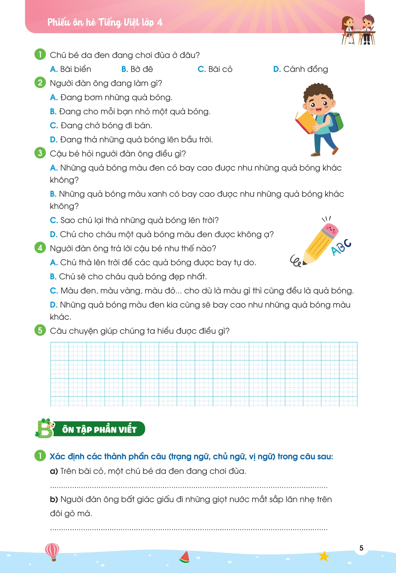 Phieu On He Tieng Viet Lop 4