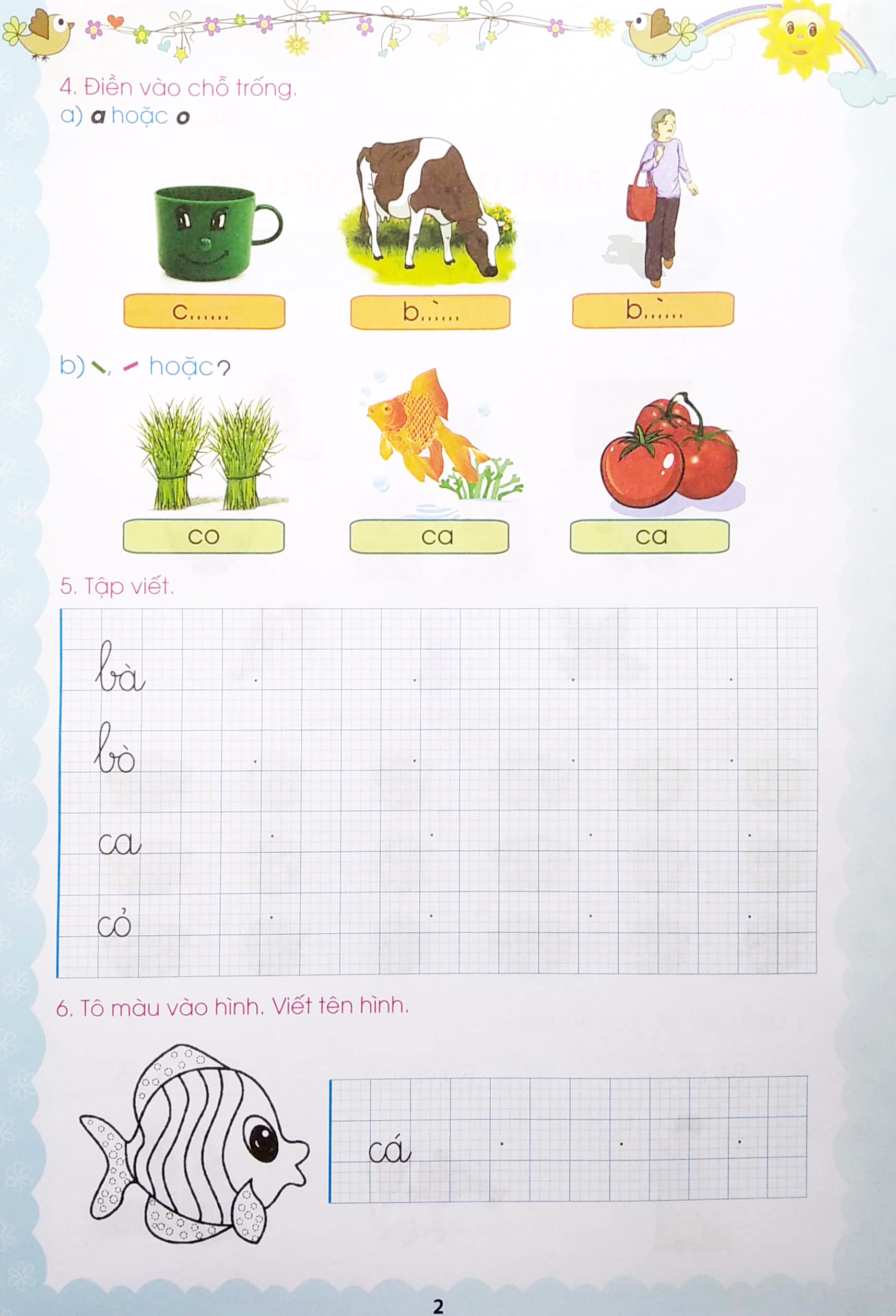 phiếu ôn tập cuối tuần môn tiếng việt lớp 1 (bộ sách chân trời sáng tạo)