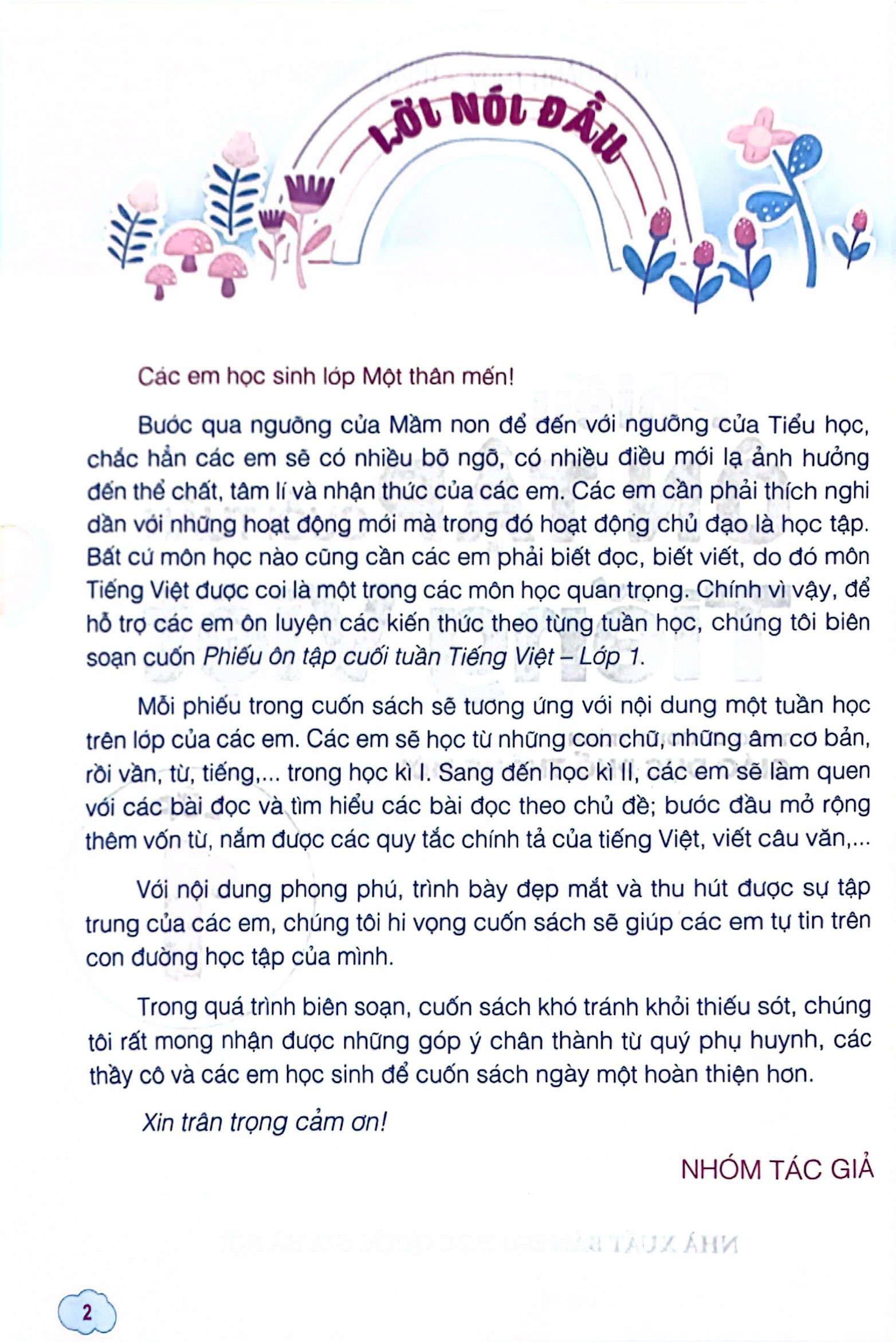 phiếu ôn tập cuối tuần tiếng việt lớp 1