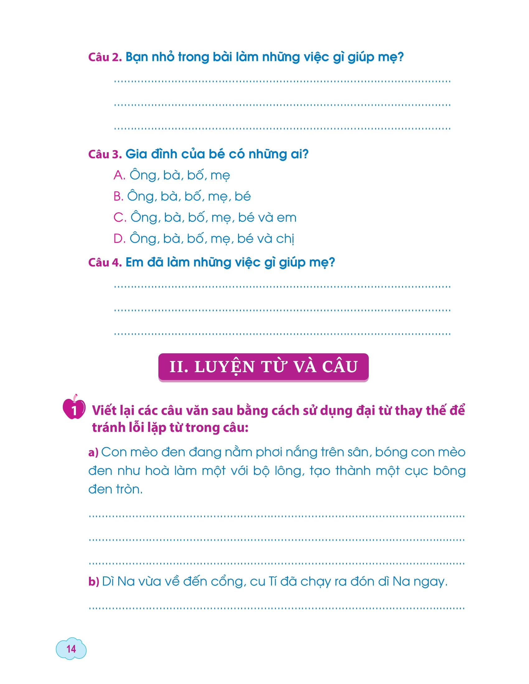 phiếu ôn tập cuối tuần tiếng việt - lớp 5 (theo chương trình giáo dục phổ thông mới)