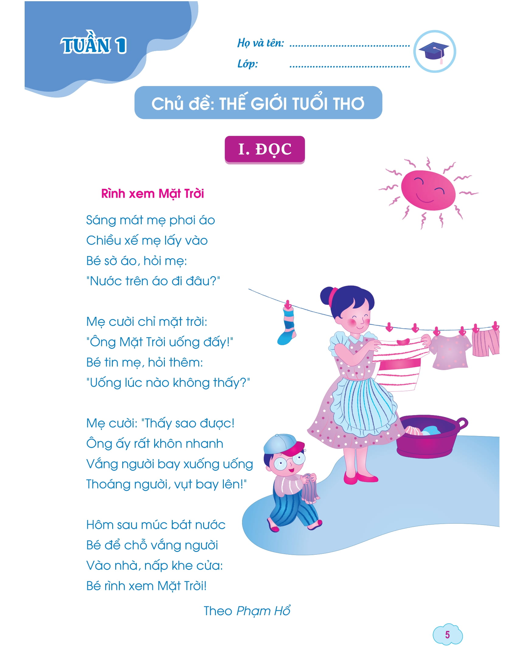 phiếu ôn tập cuối tuần tiếng việt - lớp 5 (theo chương trình giáo dục phổ thông mới)