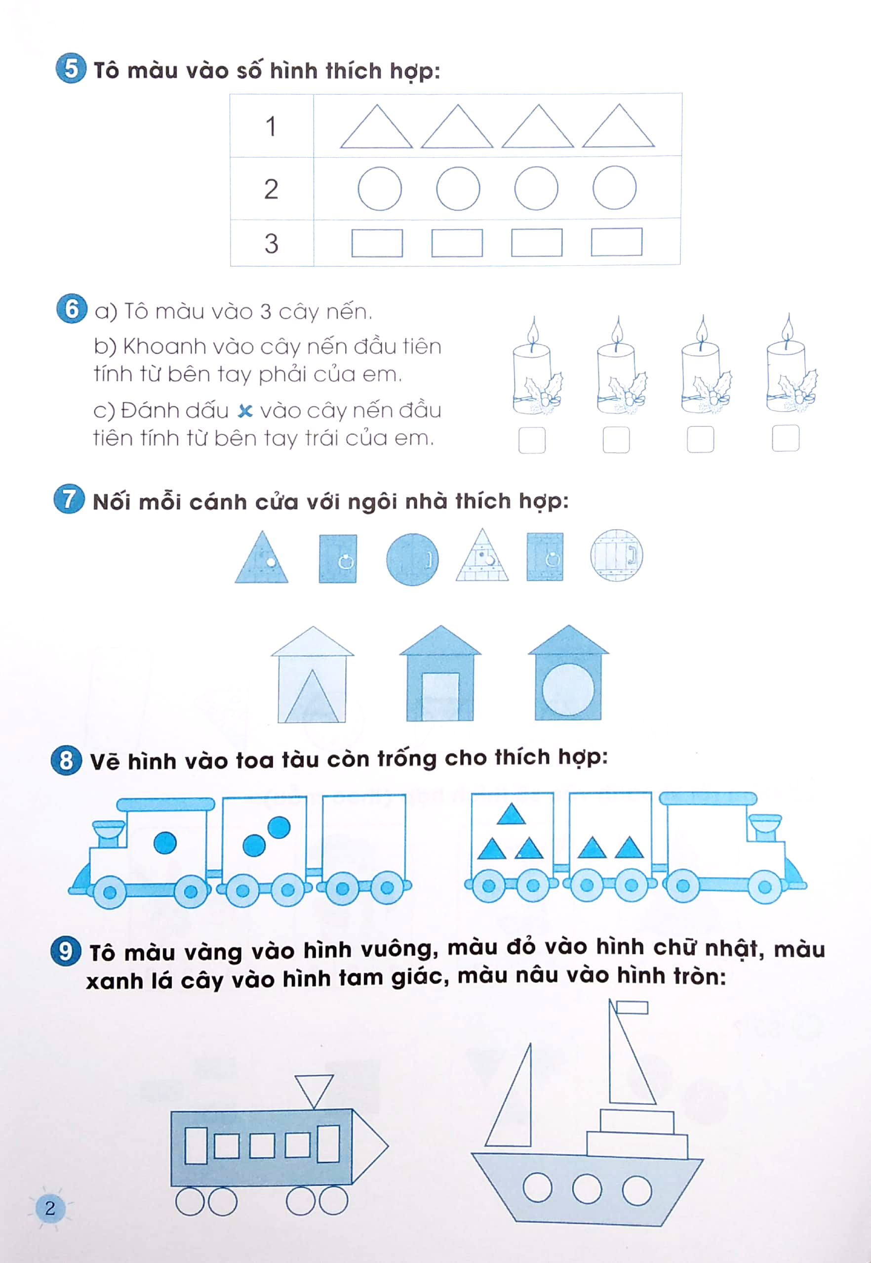 phiếu thực hành cuối tuần toán 1 (cánh diều)