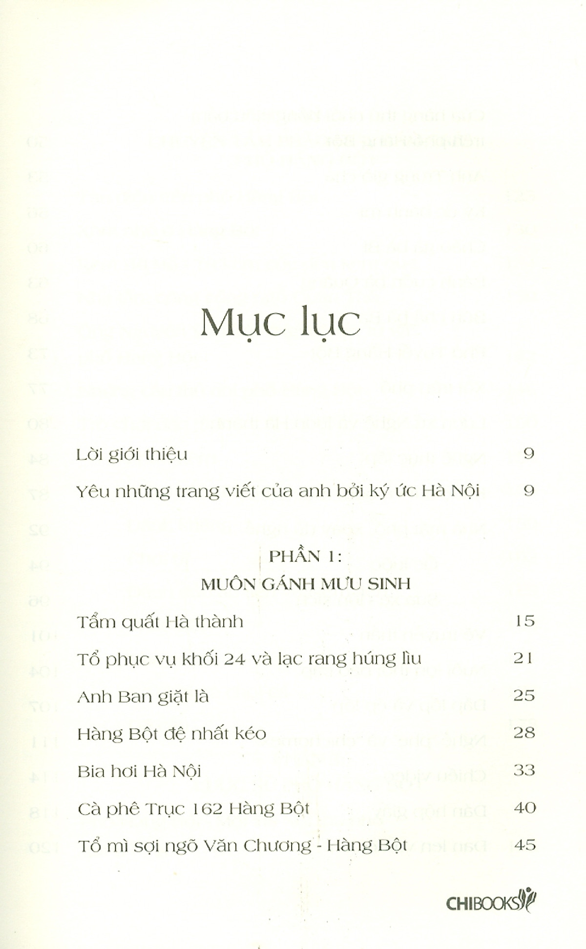 phố hàng bột, chuyện "tầm phào" mà nhớ