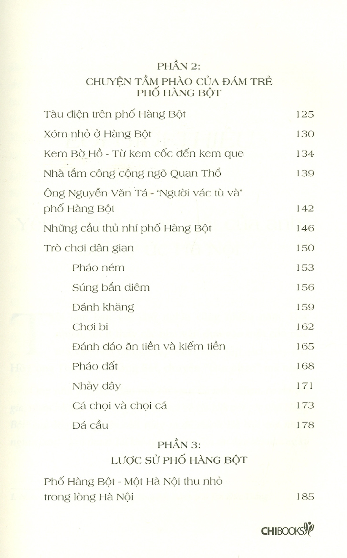 phố hàng bột, chuyện "tầm phào" mà nhớ