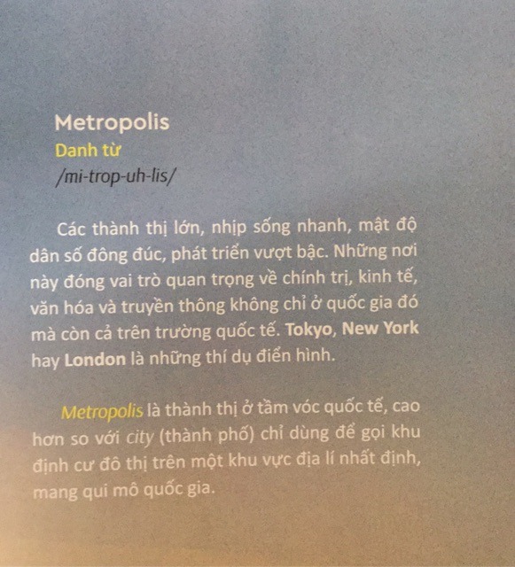 phong cách sống - metropolitan - sống sôi động như người thành thị