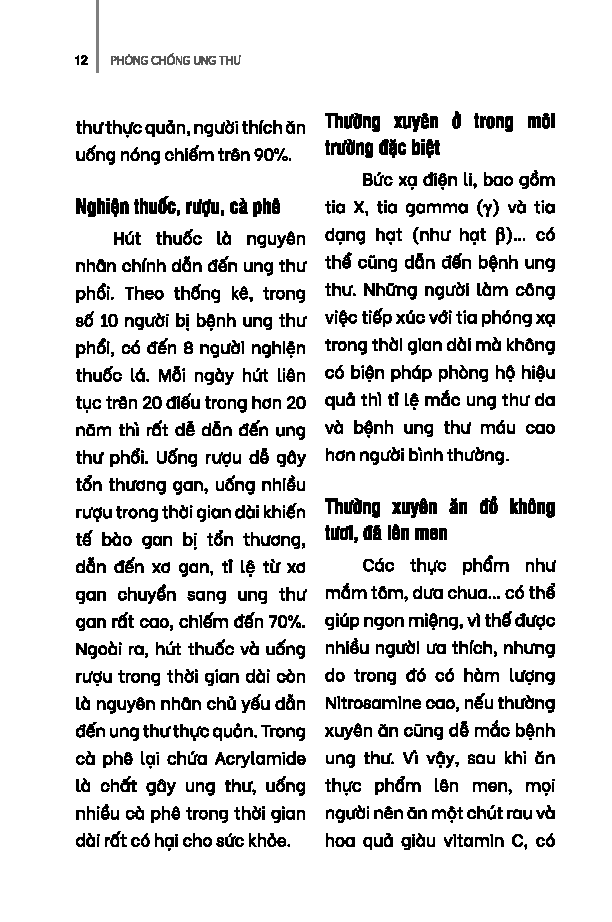 phòng chống ung thư thật là đơn giản