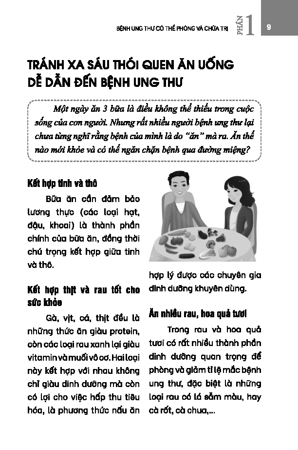 phòng chống ung thư thật là đơn giản