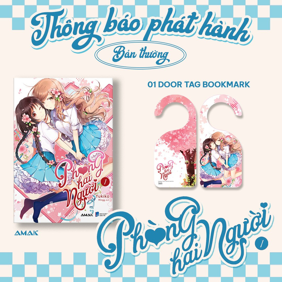 phòng hai người - tập 1 - tặng kèm door tag bookmark