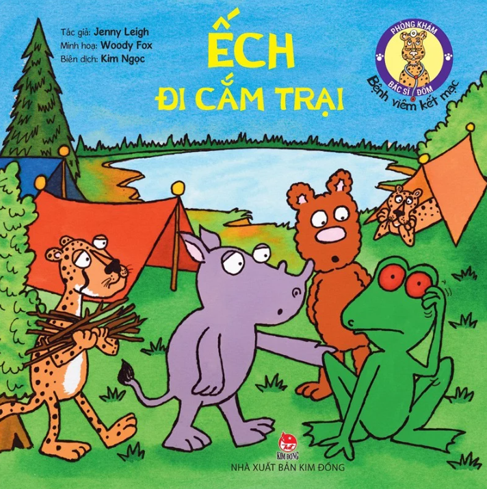 phòng khám bác sĩ đốm - ếch đi cắm trại - bệnh viêm kết mạc