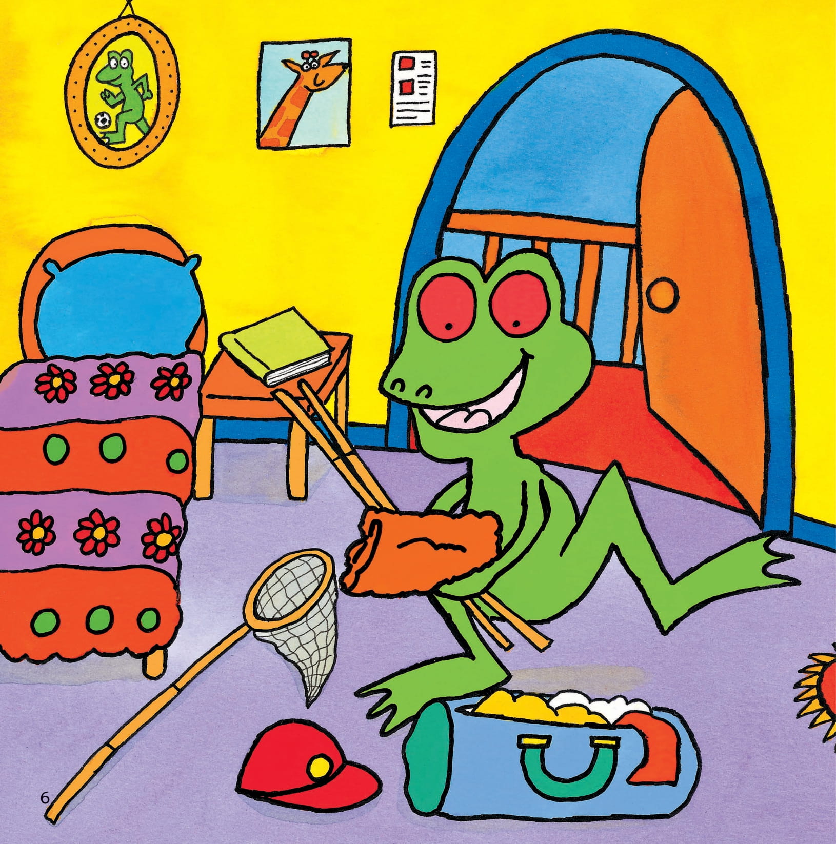 phòng khám bác sĩ đốm - ếch đi cắm trại - bệnh viêm kết mạc