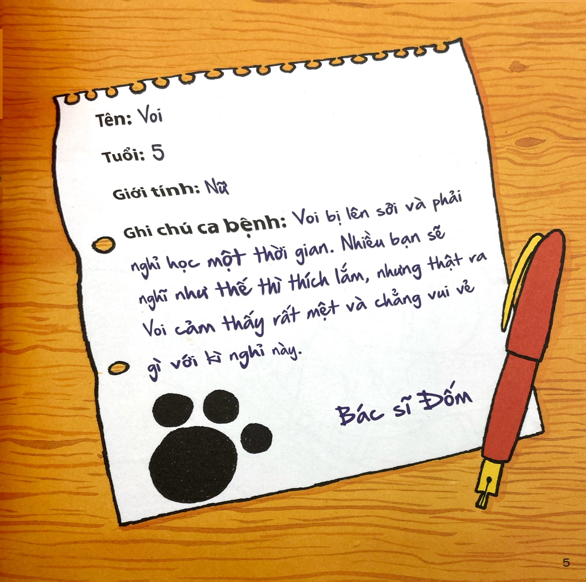 phòng khám bác sĩ đốm - vở kịch của voi - bệnh sởi