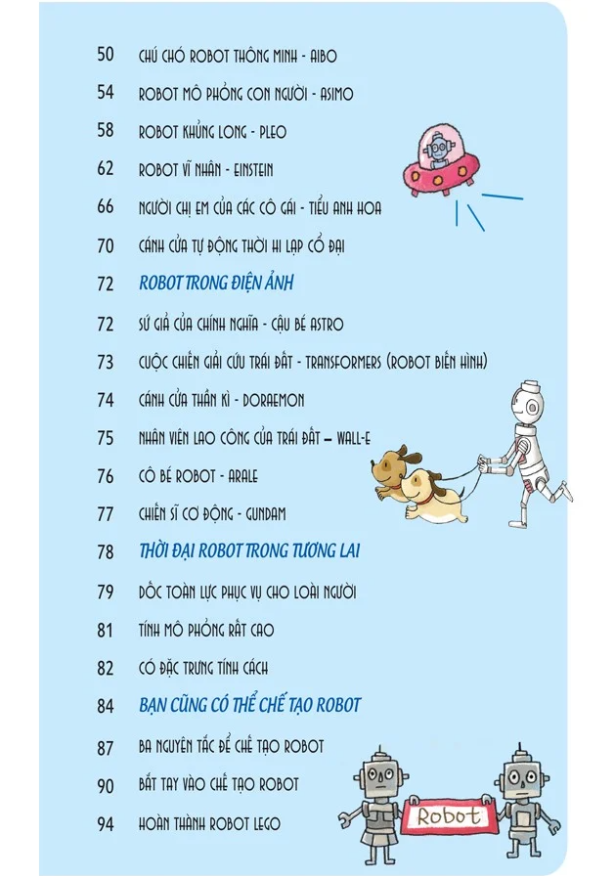 phòng nghiên cứu khoa học thú vị - lễ hội robot - robot trong đời sống (tái bản 2022)