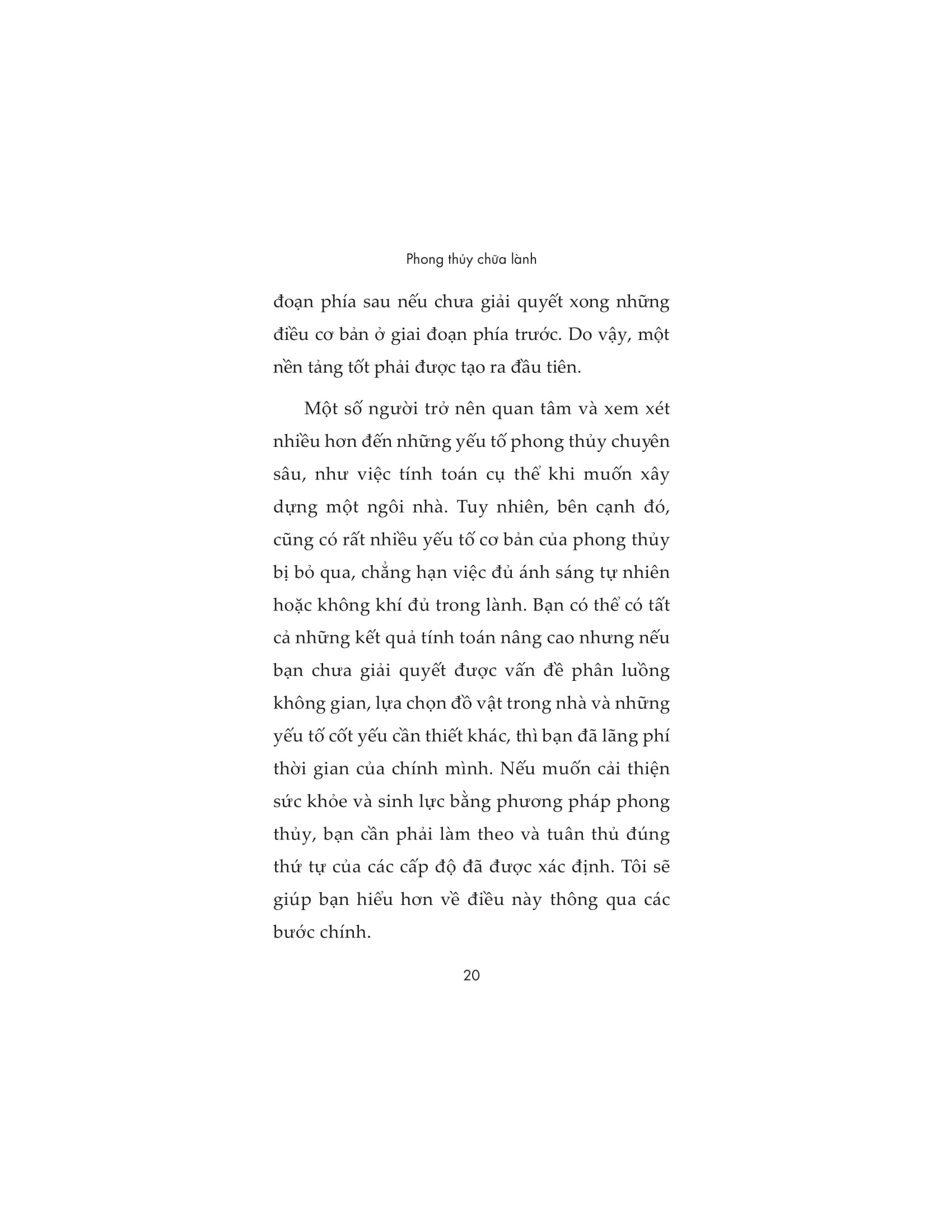 phong thủy chữa lành