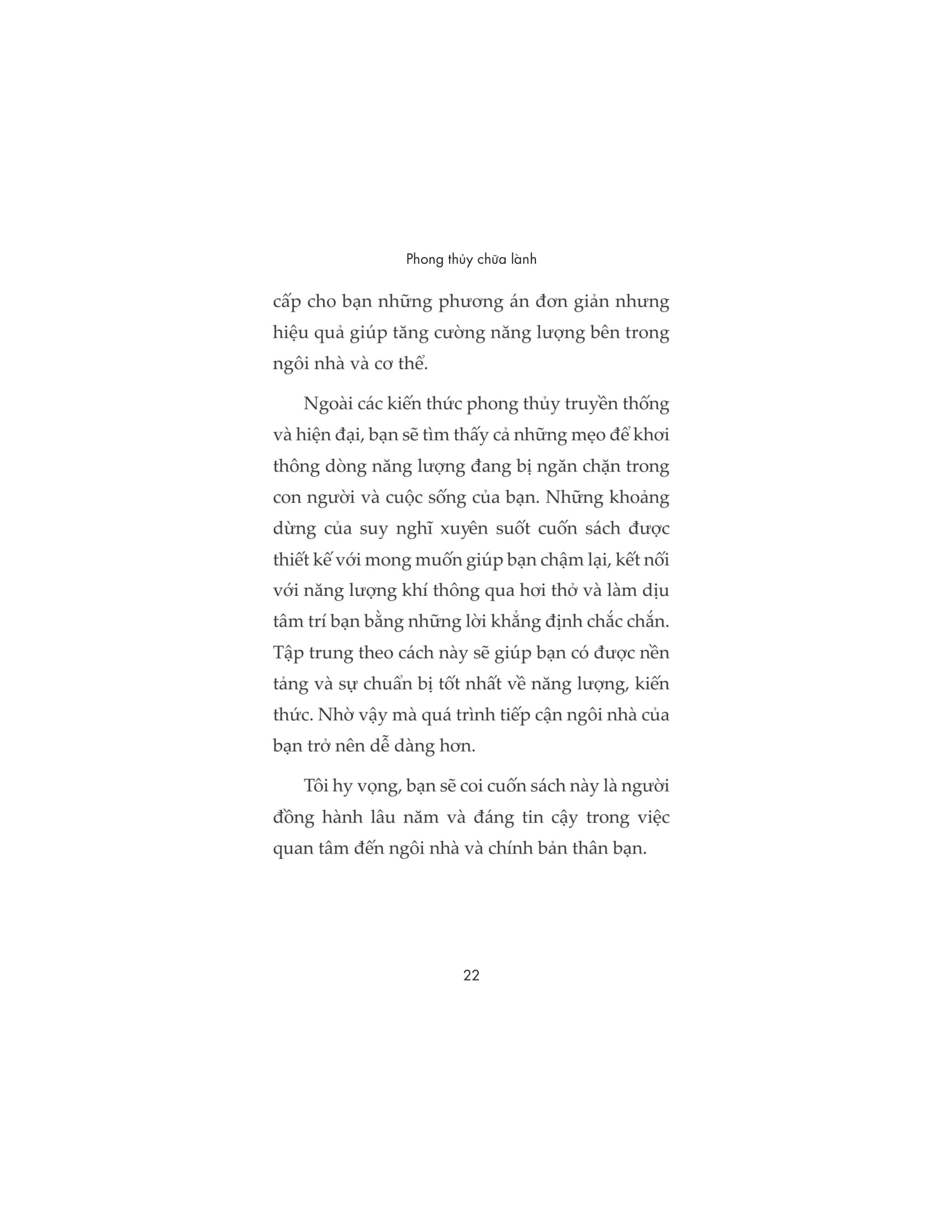 phong thủy chữa lành