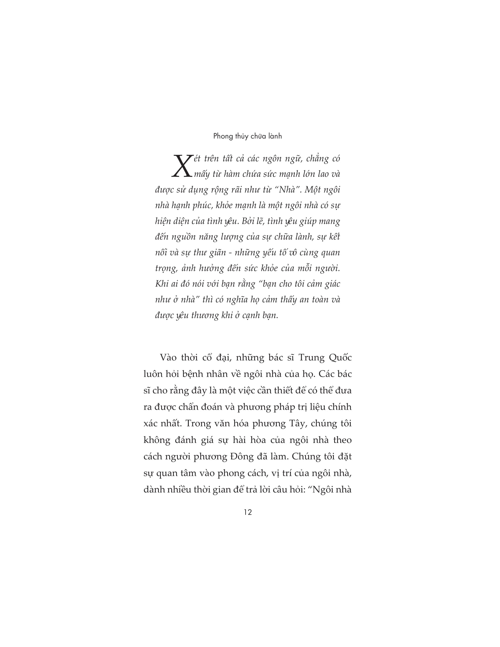 phong thủy chữa lành