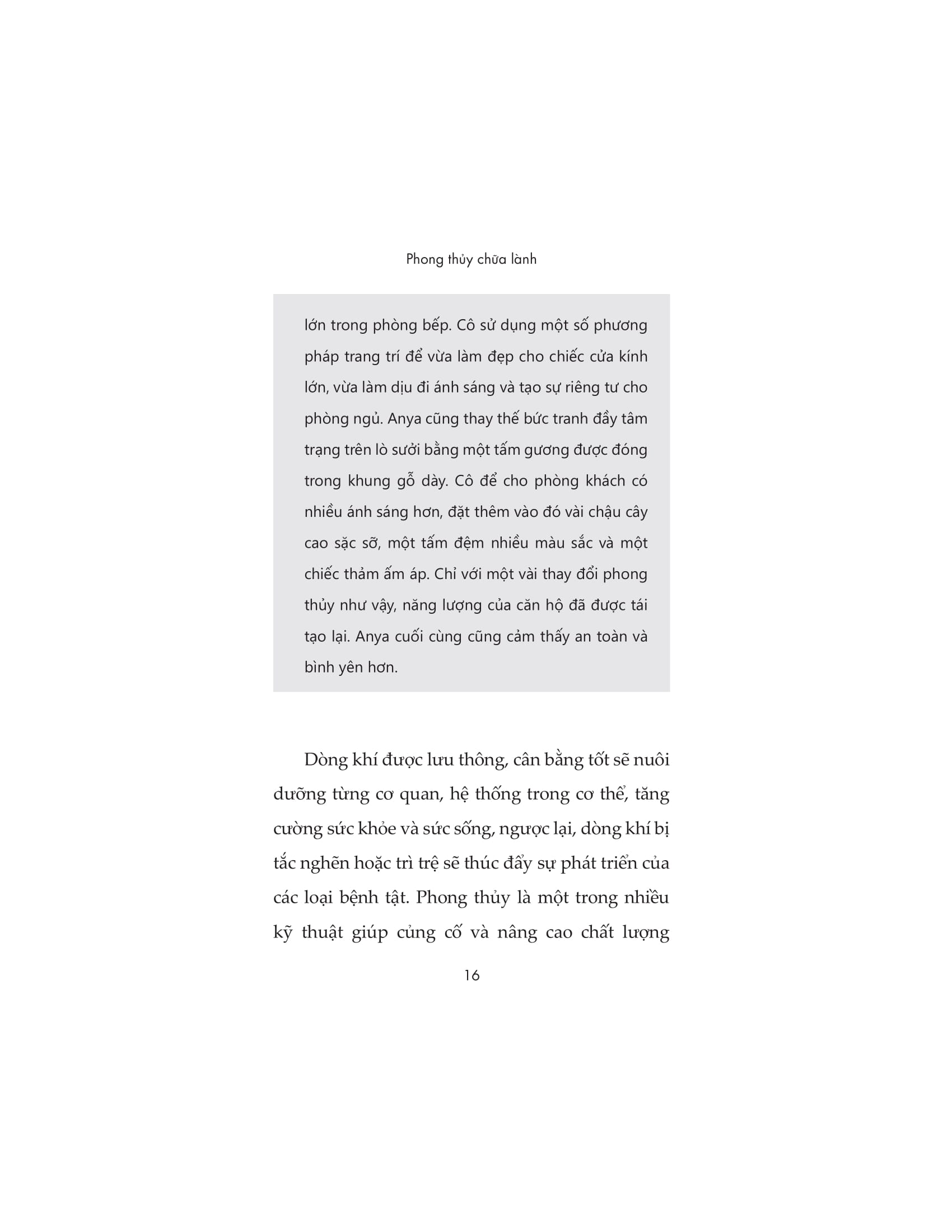 phong thủy chữa lành