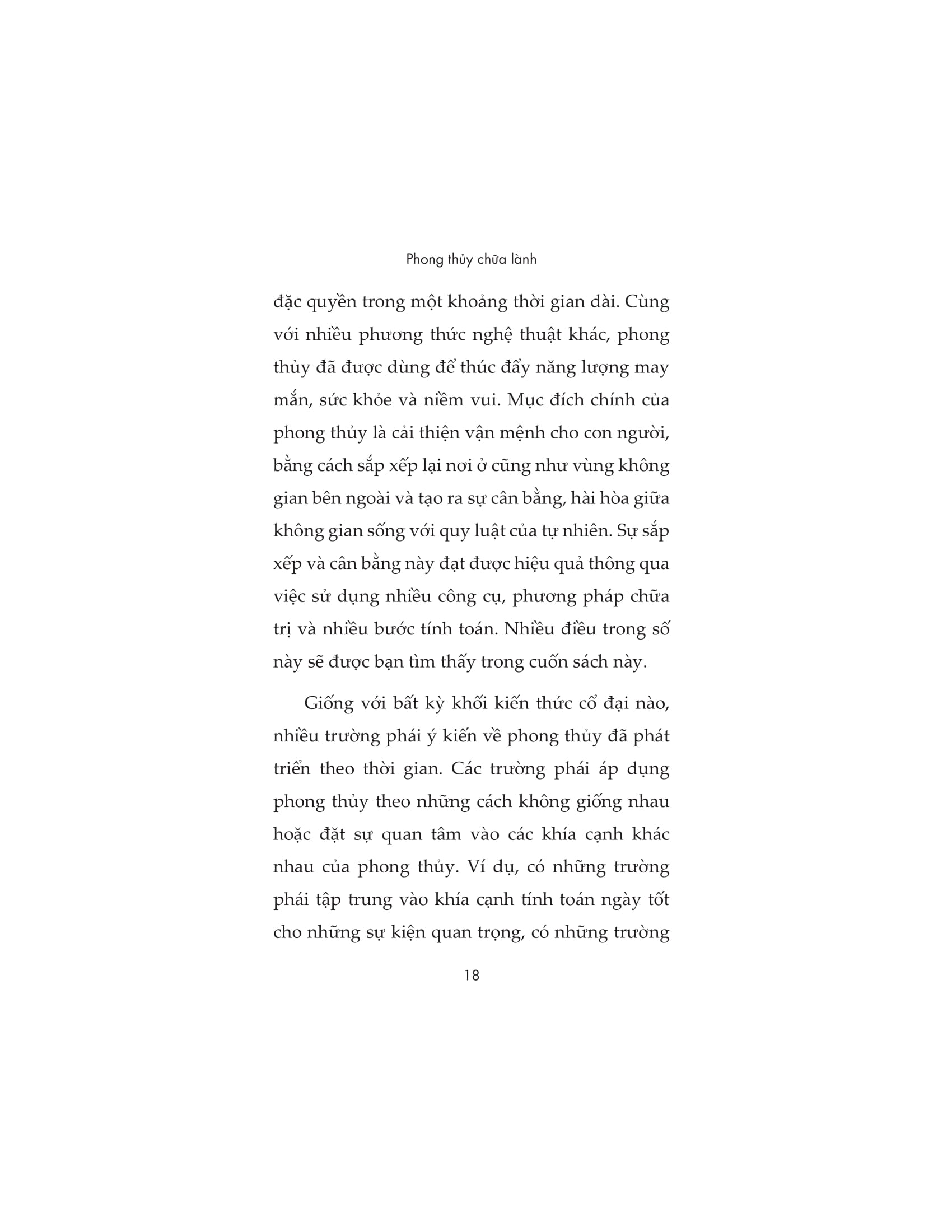 phong thủy chữa lành