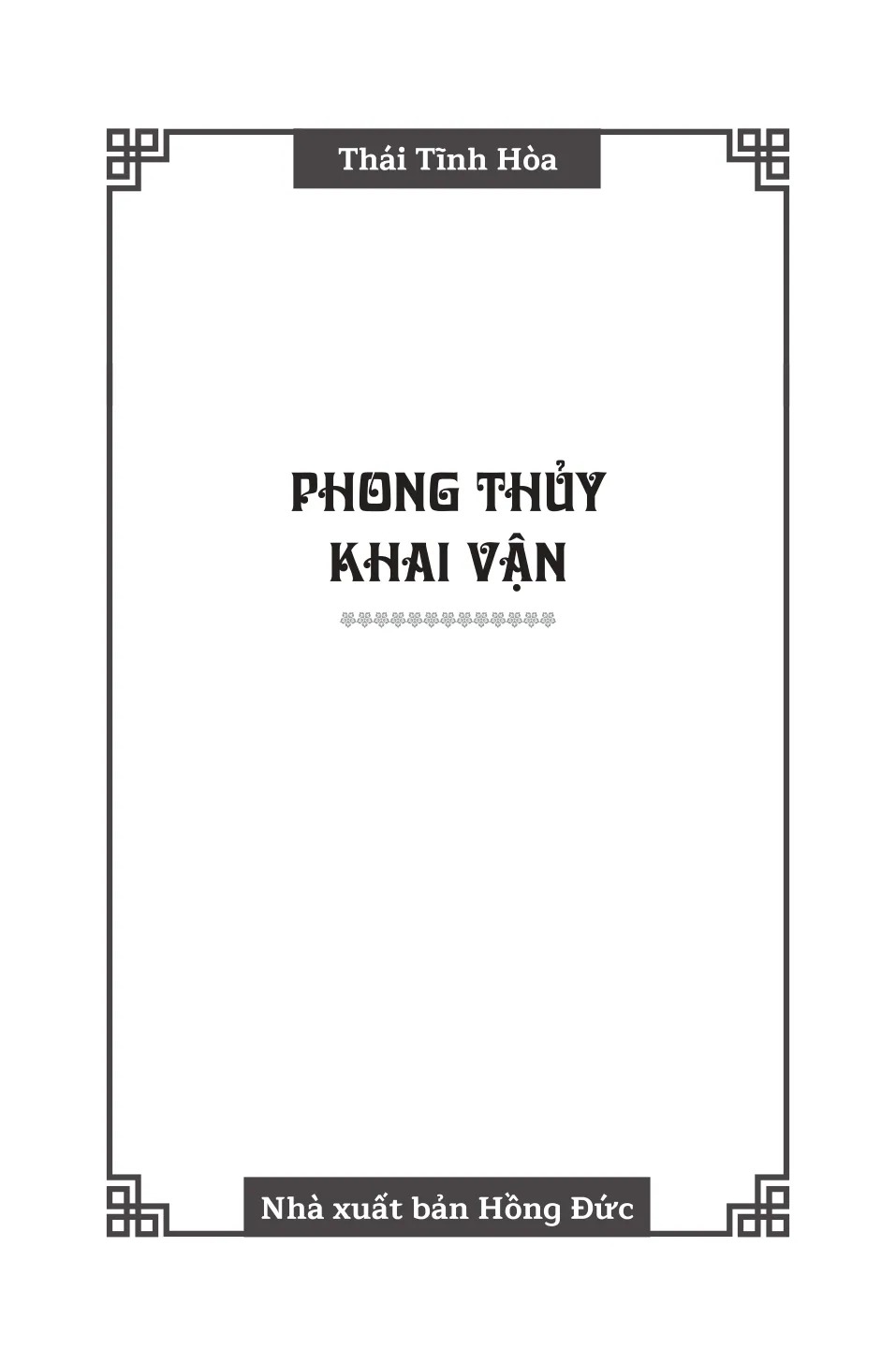 Phong Thủy Khai Vận