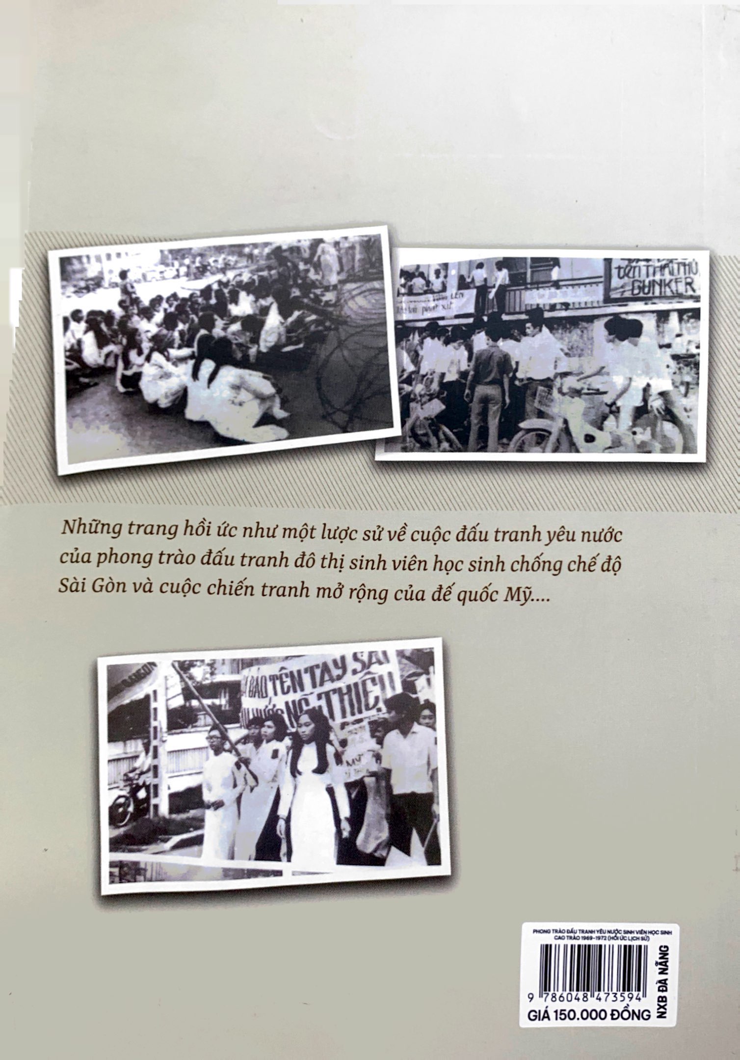 phong trào đấu tranh yêu nước sinh viên học sinh cao trào 1969 - 1972