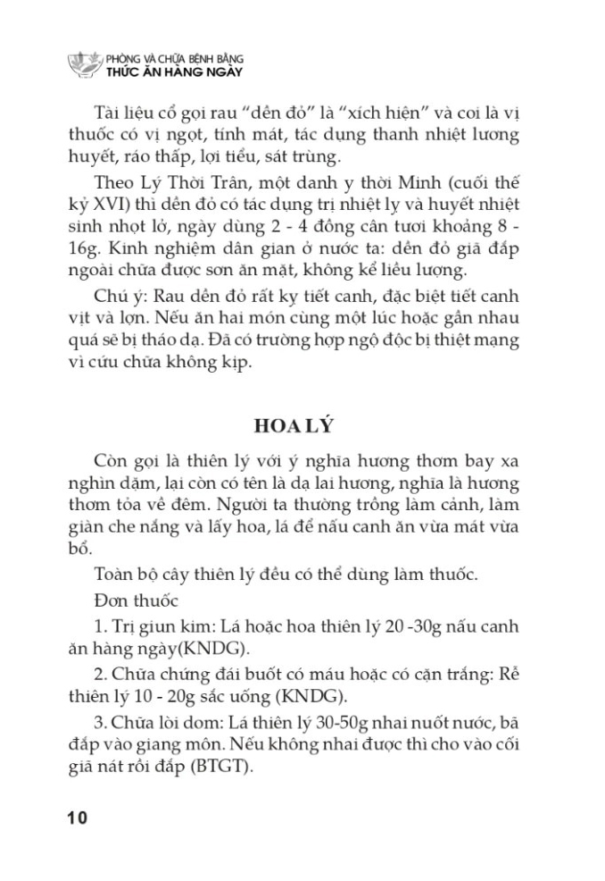 Phong Va Chua Benh Bang Thuc An Hang Ngay (Tai Ban 2025)