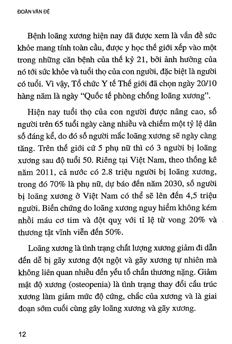 phòng và chữa bệnh loãng xương (tái bản)
