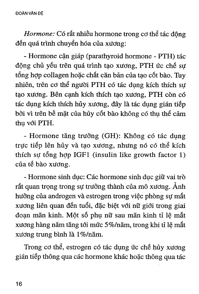 phòng và chữa bệnh loãng xương (tái bản)