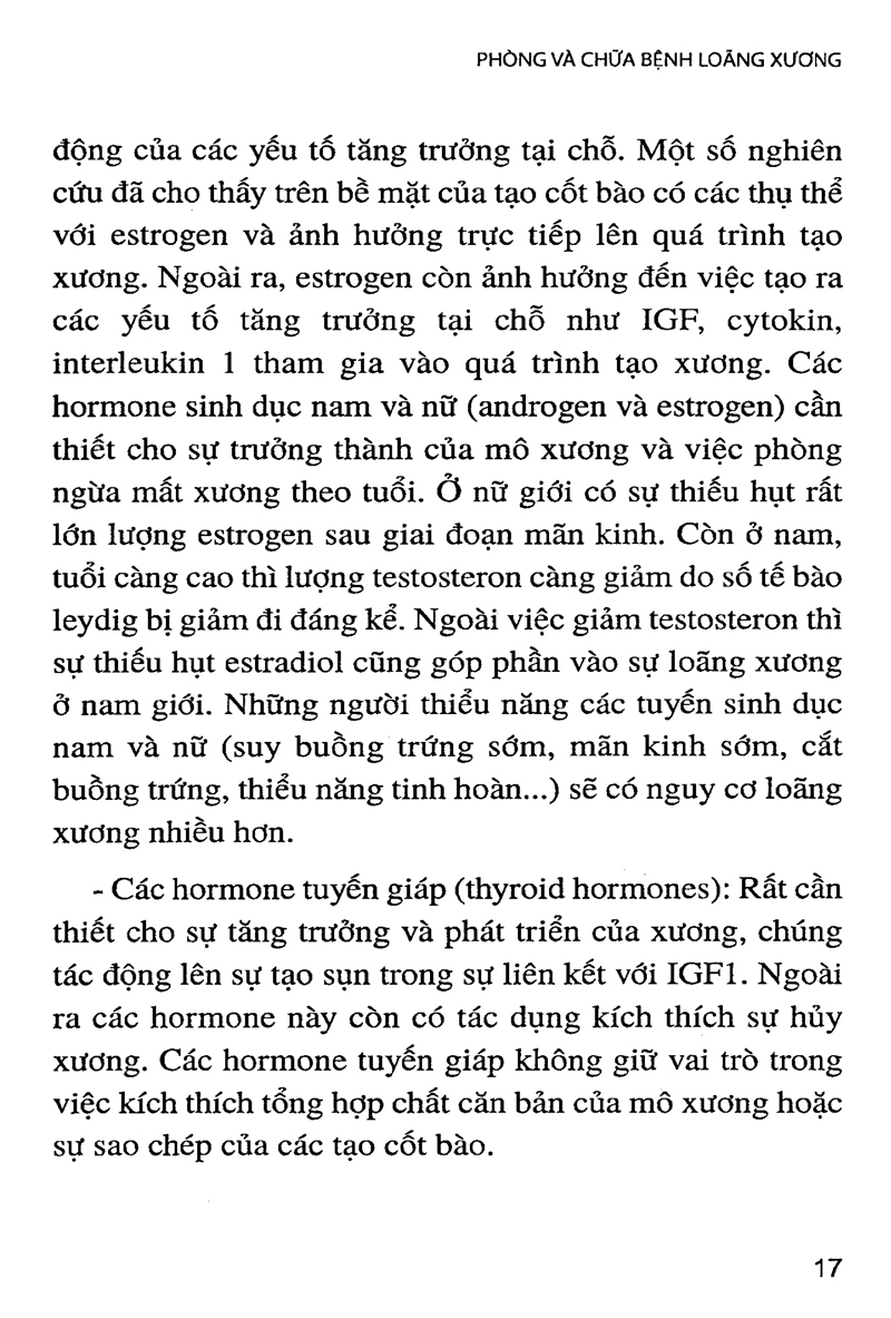 phòng và chữa bệnh loãng xương (tái bản)