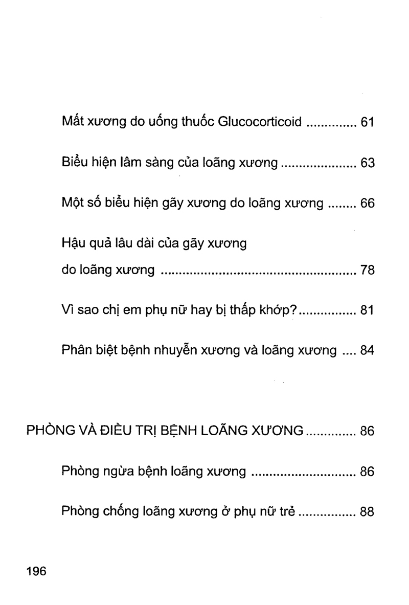 phòng và chữa bệnh loãng xương (tái bản)