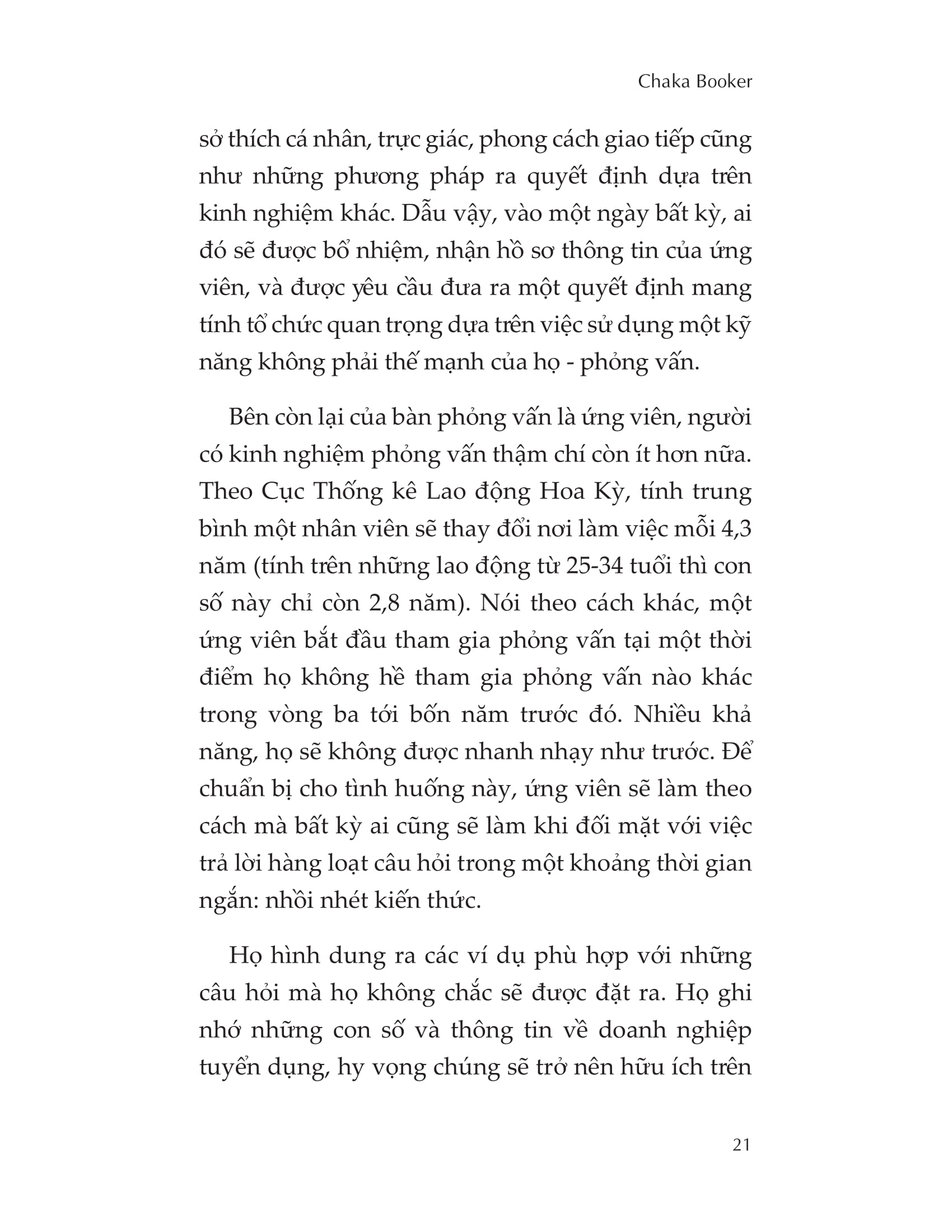 phỏng vấn là cuộc chơi tâm lý, chiến thắng gọi tên người chủ động